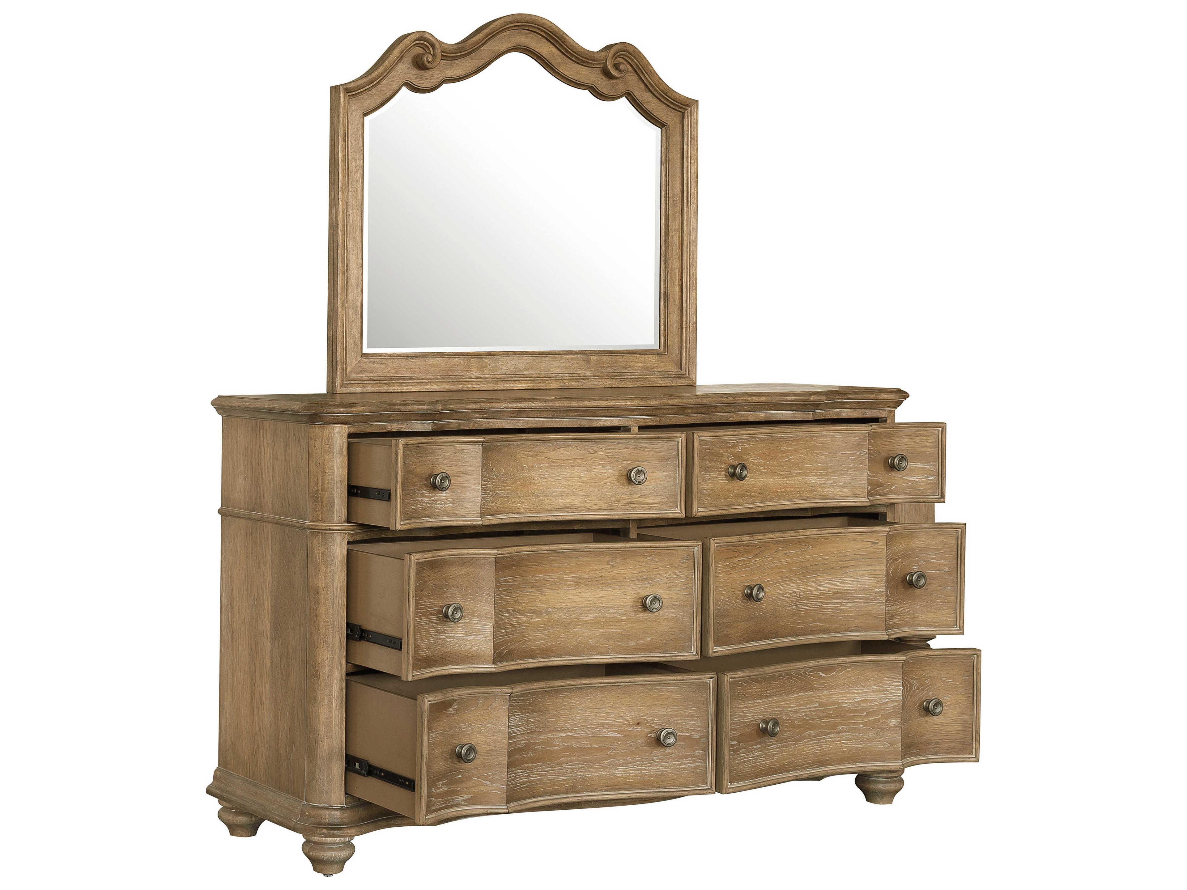 Pulaski Weston Hills 6-Drawers Brown Hardwood Double Dresser