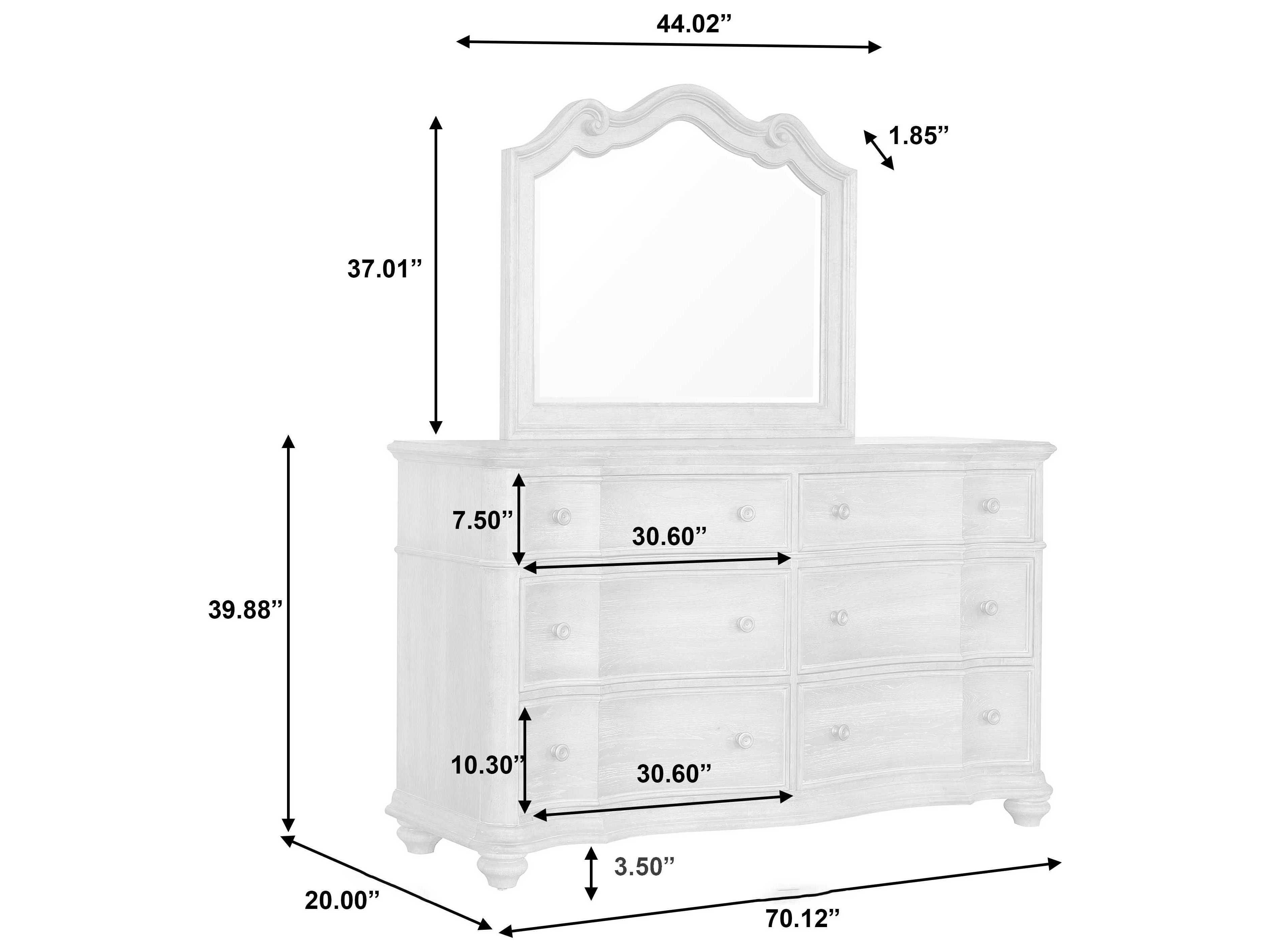 Pulaski Weston Hills Flax Seed Dresser Mirror