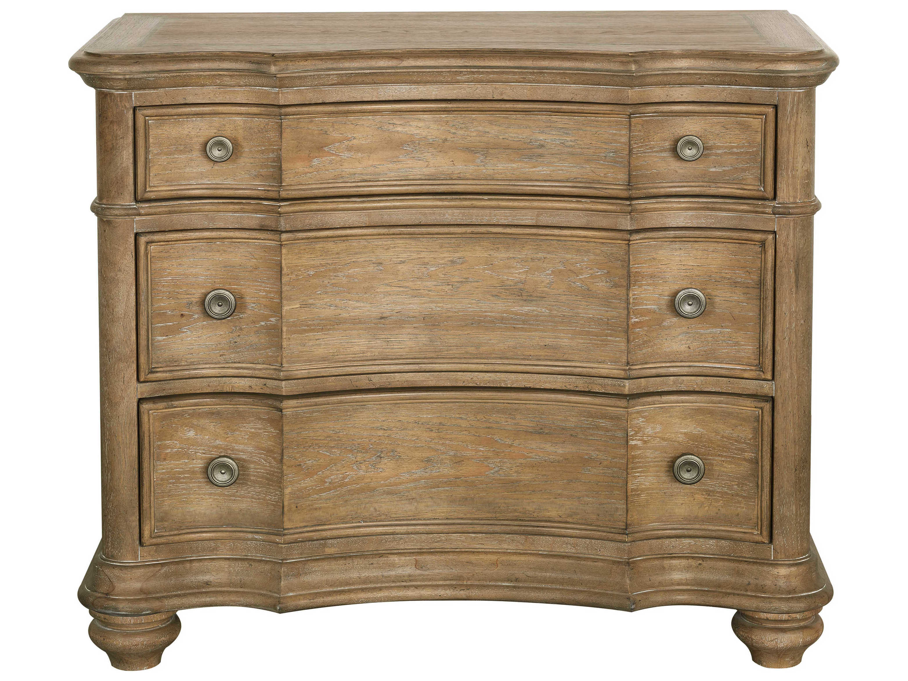 Pulaski Weston Hills 3-Drawers Brown Hardwood Chest Nightstand