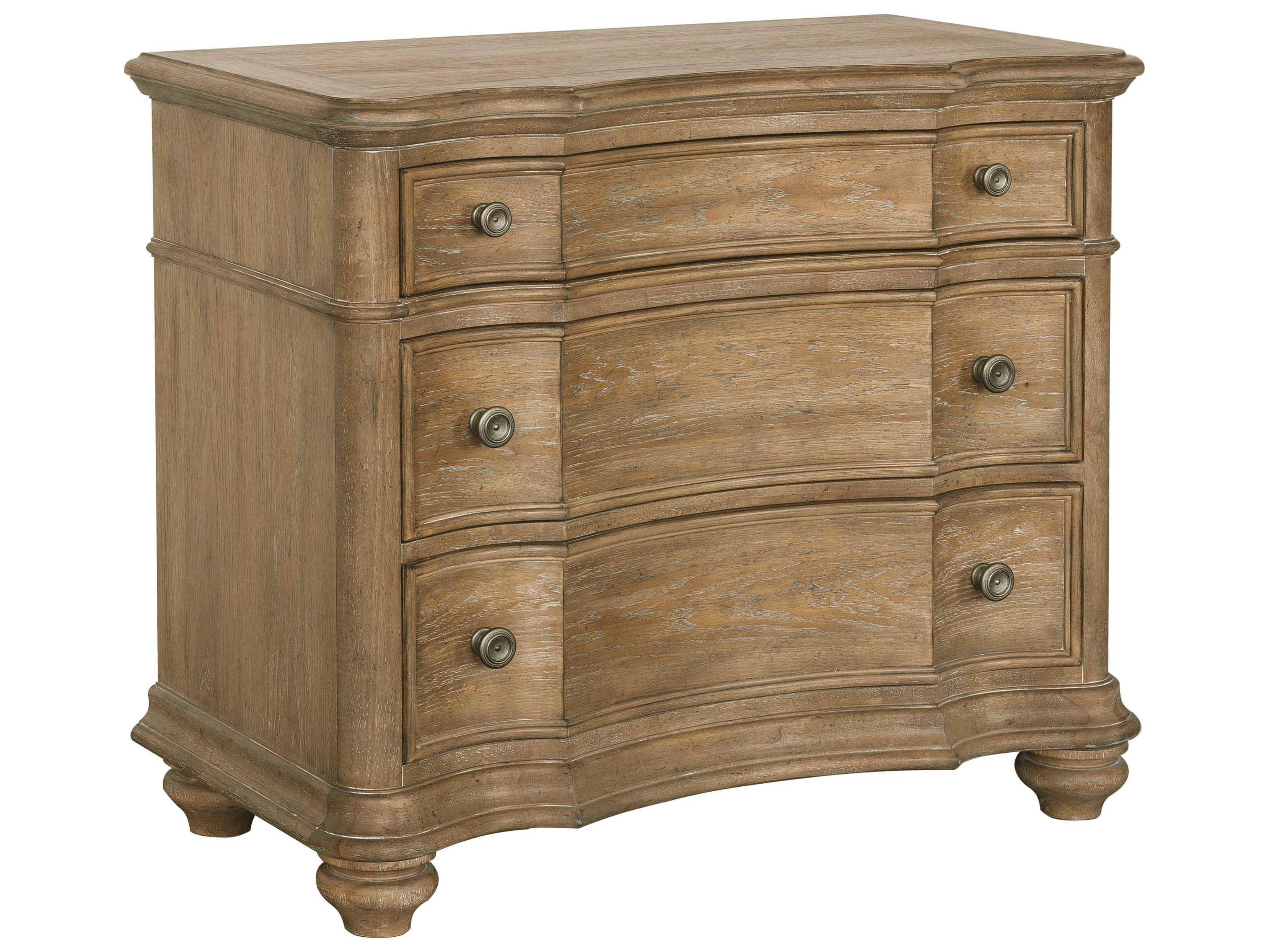 Pulaski Weston Hills 3-Drawers Brown Hardwood Chest Nightstand