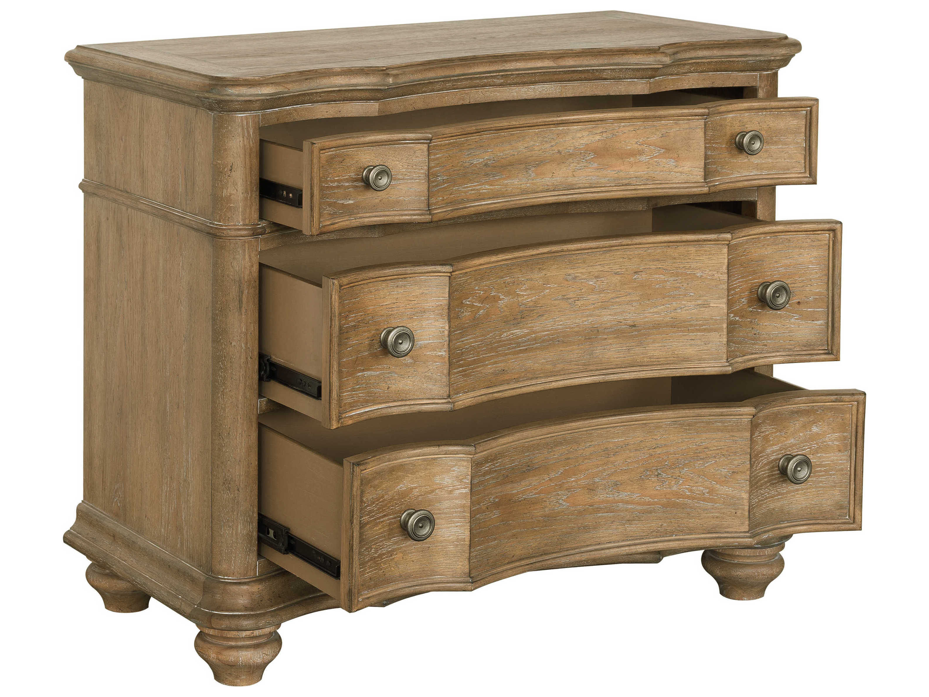 Pulaski Weston Hills 3-Drawers Brown Hardwood Chest Nightstand