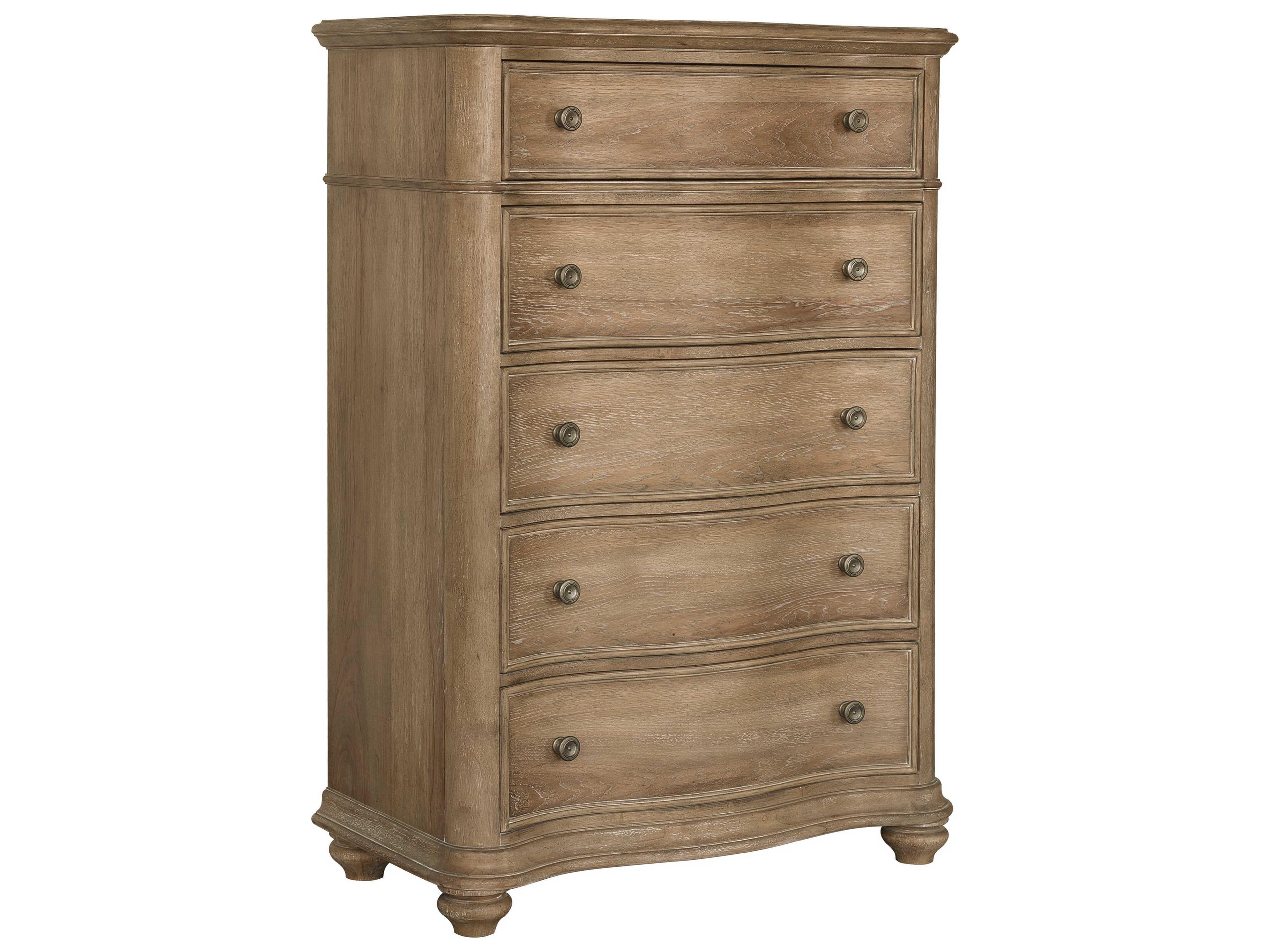 Pulaski Weston Hills 5-Drawers Flax Seed Brown Hardwood Accent Chest