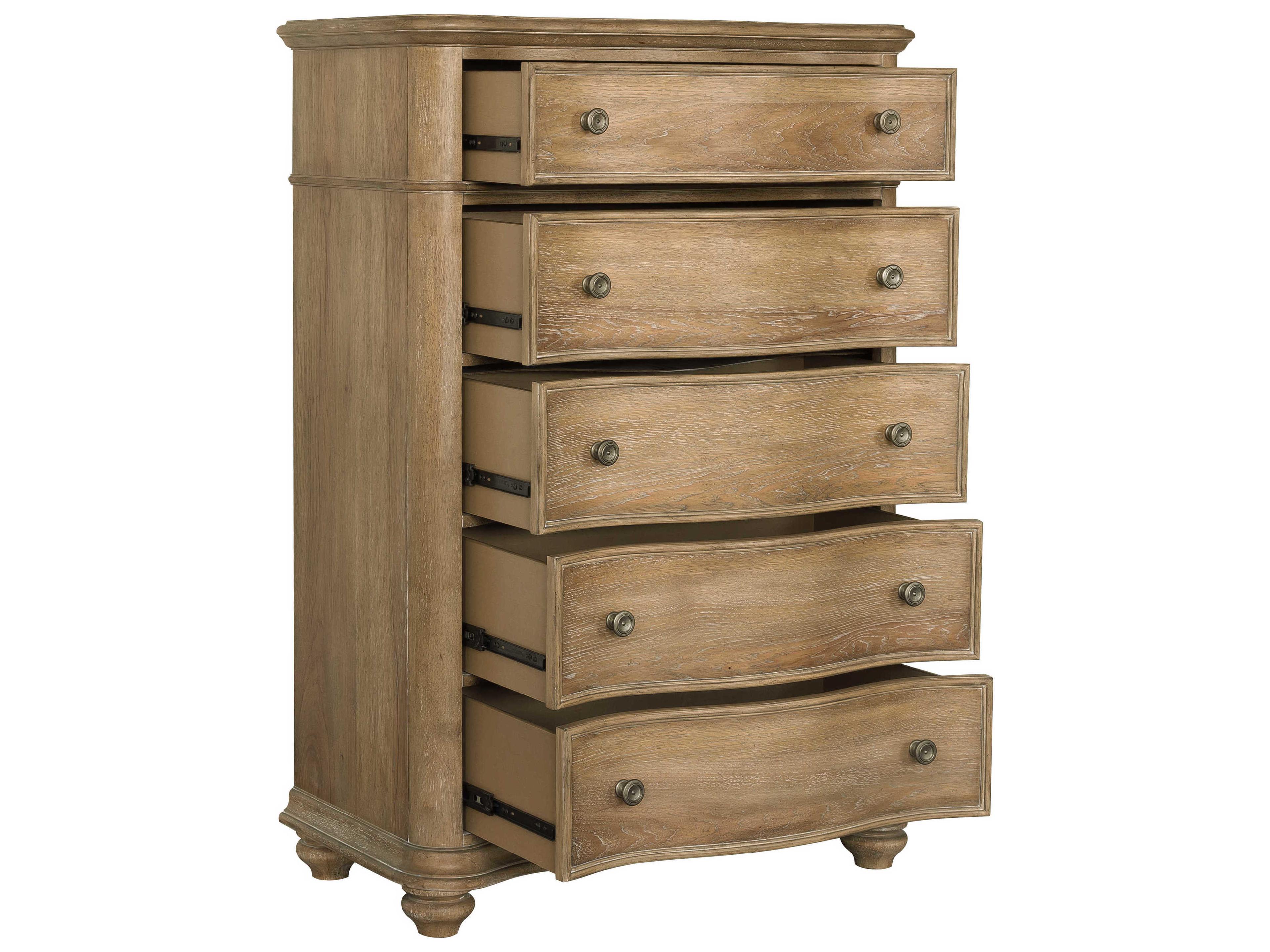 Pulaski Weston Hills 5-Drawers Flax Seed Brown Hardwood Accent Chest