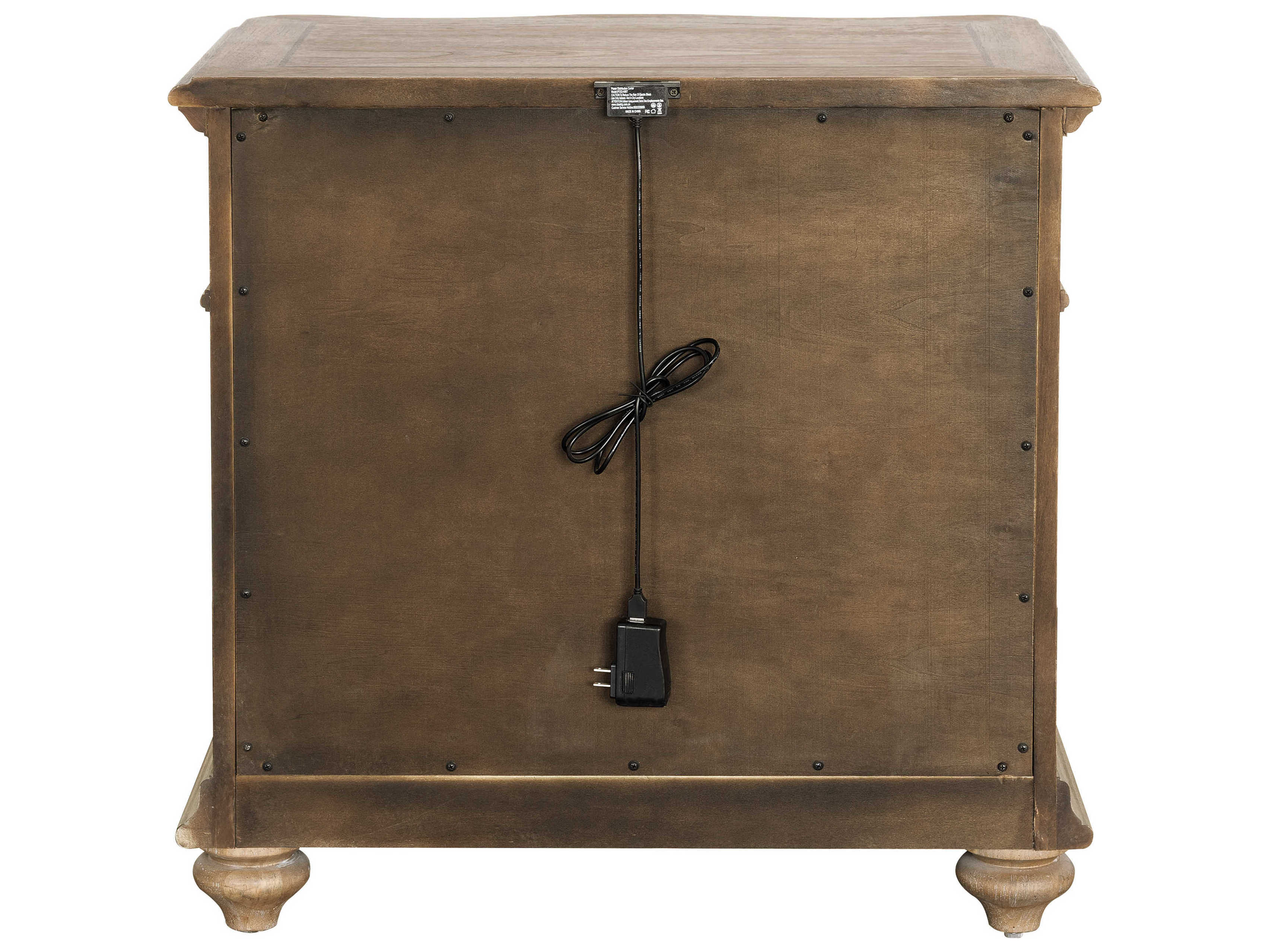 Pulaski Weston Hills 3-Drawers Brown Hardwood Nightstand