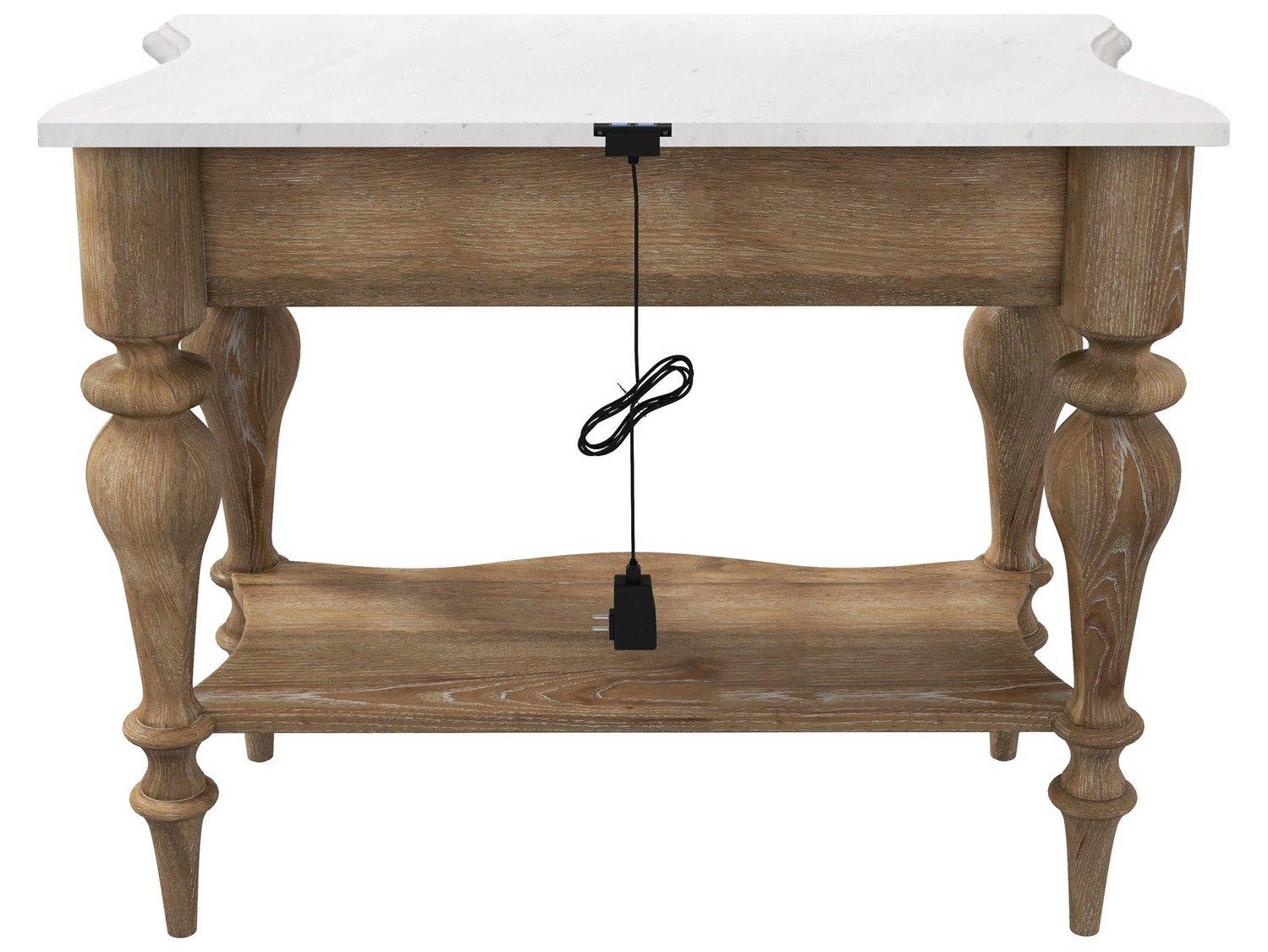 Pulaski Weston Hills 1-Drawer Brown Rubberwood Nightstand