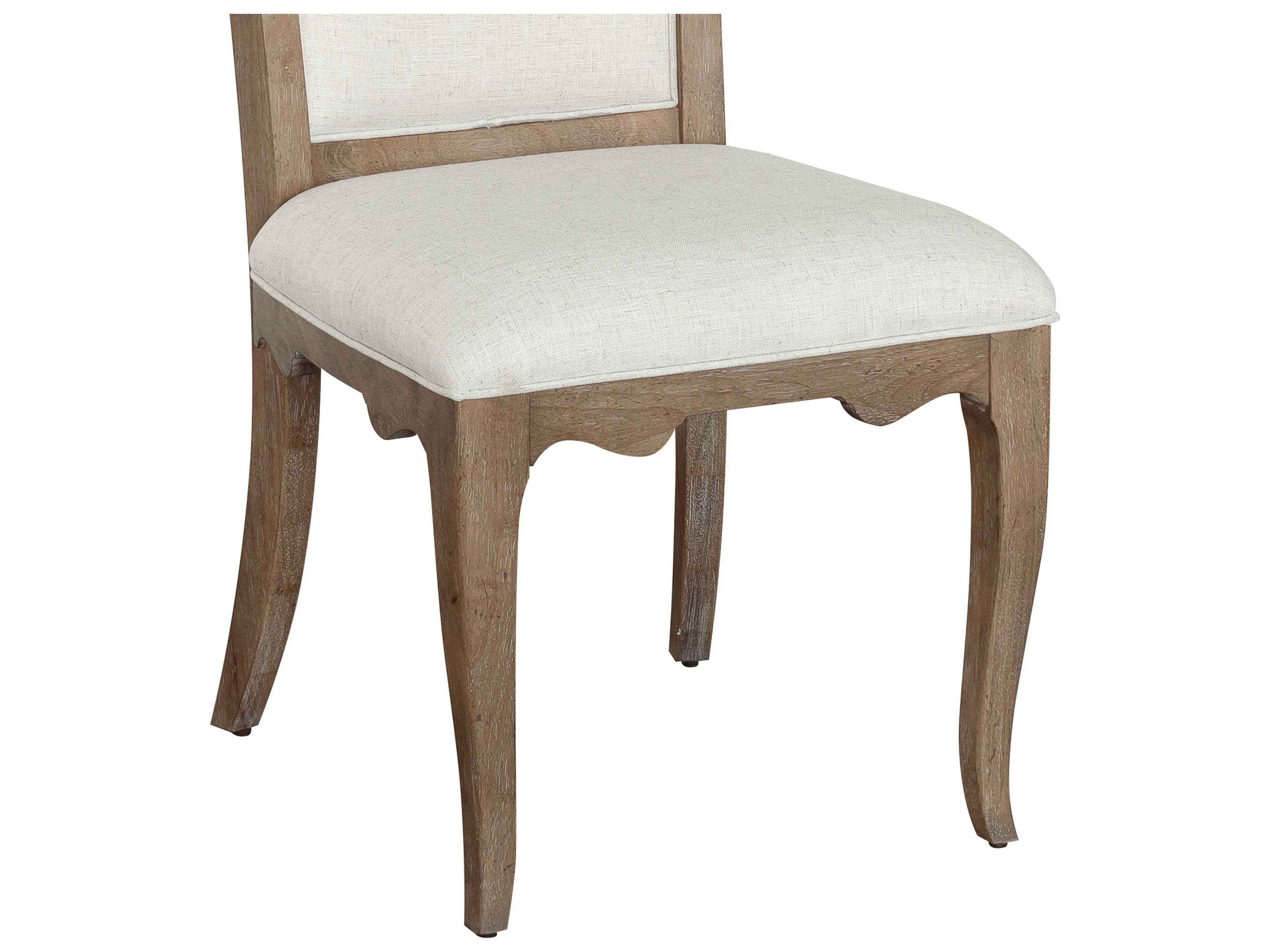 Pulaski Weston Hills Hardwood Beige Upholstered Side Dining Chair