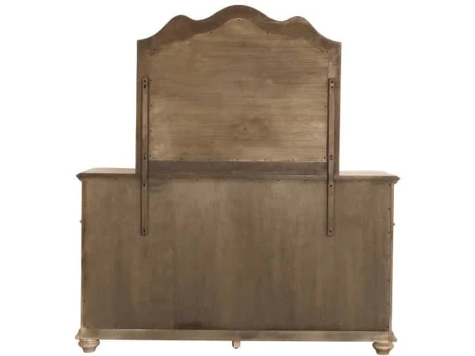 Pulaski Weston Hills 6-Drawers Brown Double Dresser with Mirror