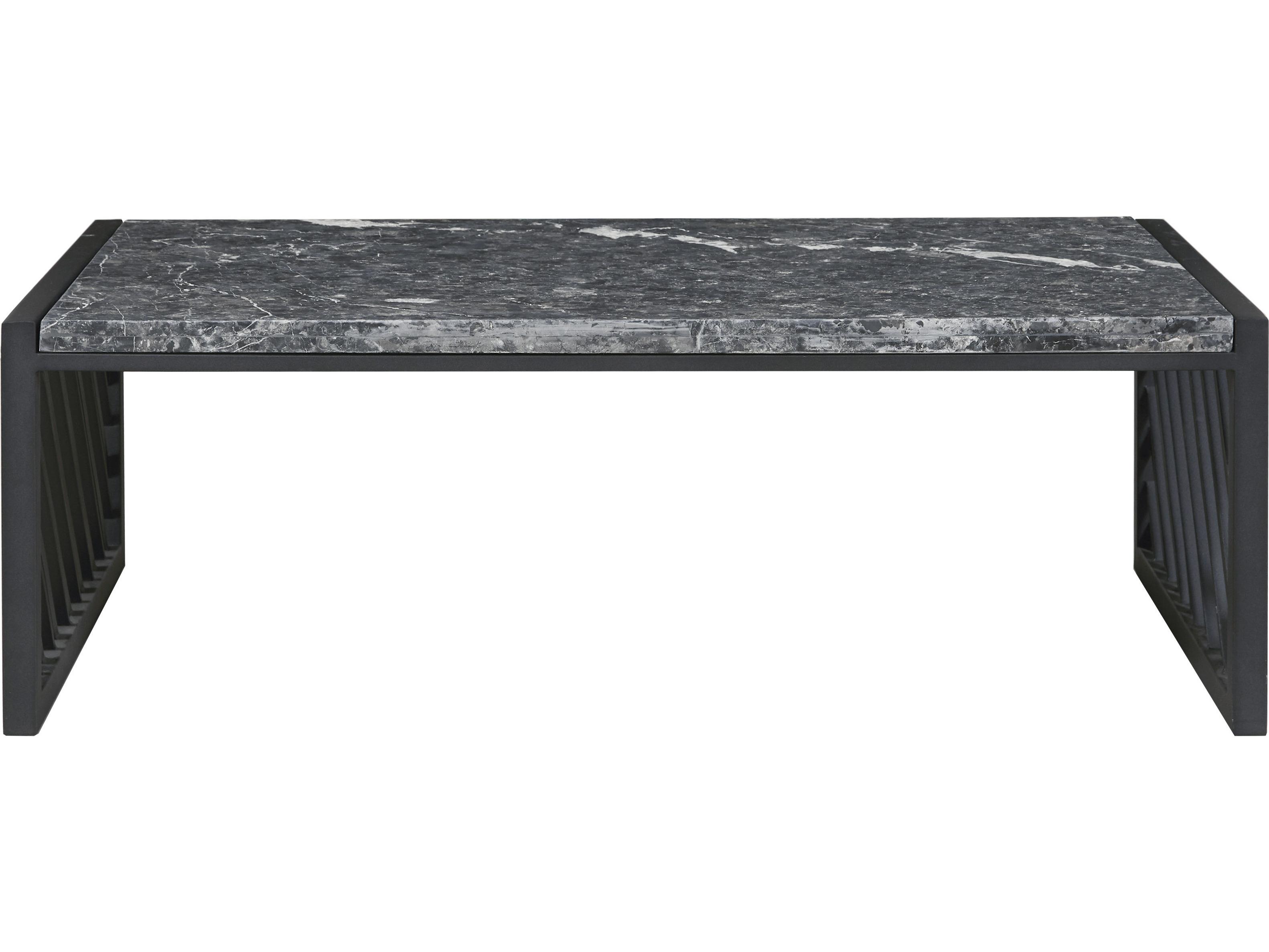 Pulaski Accents Modern Industrial Stone Top Cocktail Table