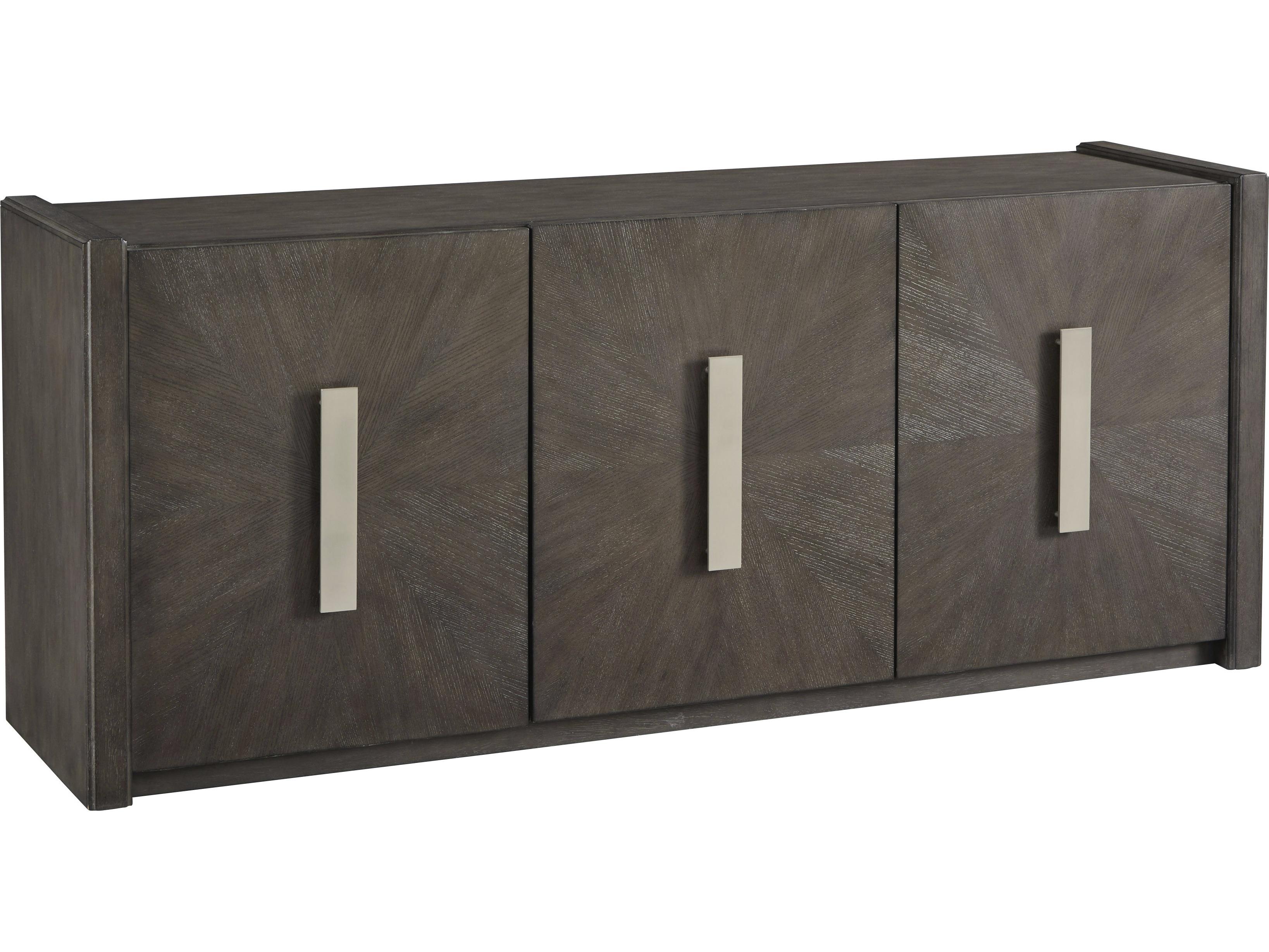 Pulaski Accents 72" Rubberwood Gray Sideboard