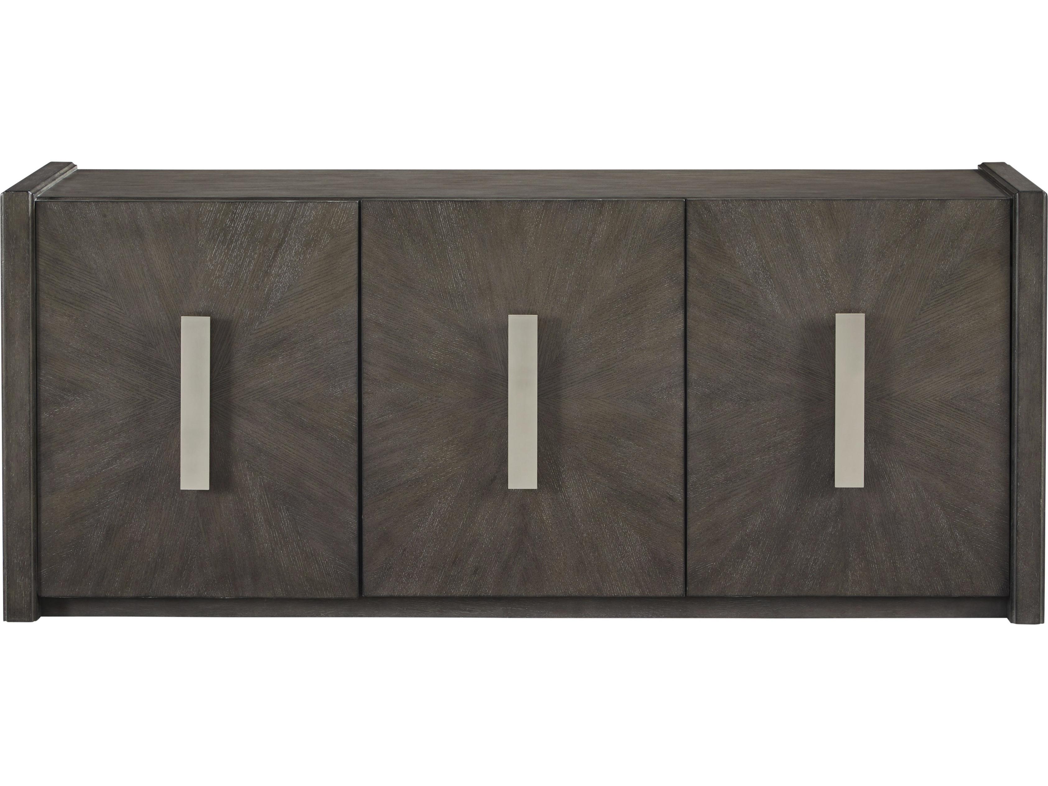 Pulaski Accents 72" Rubberwood Gray Sideboard