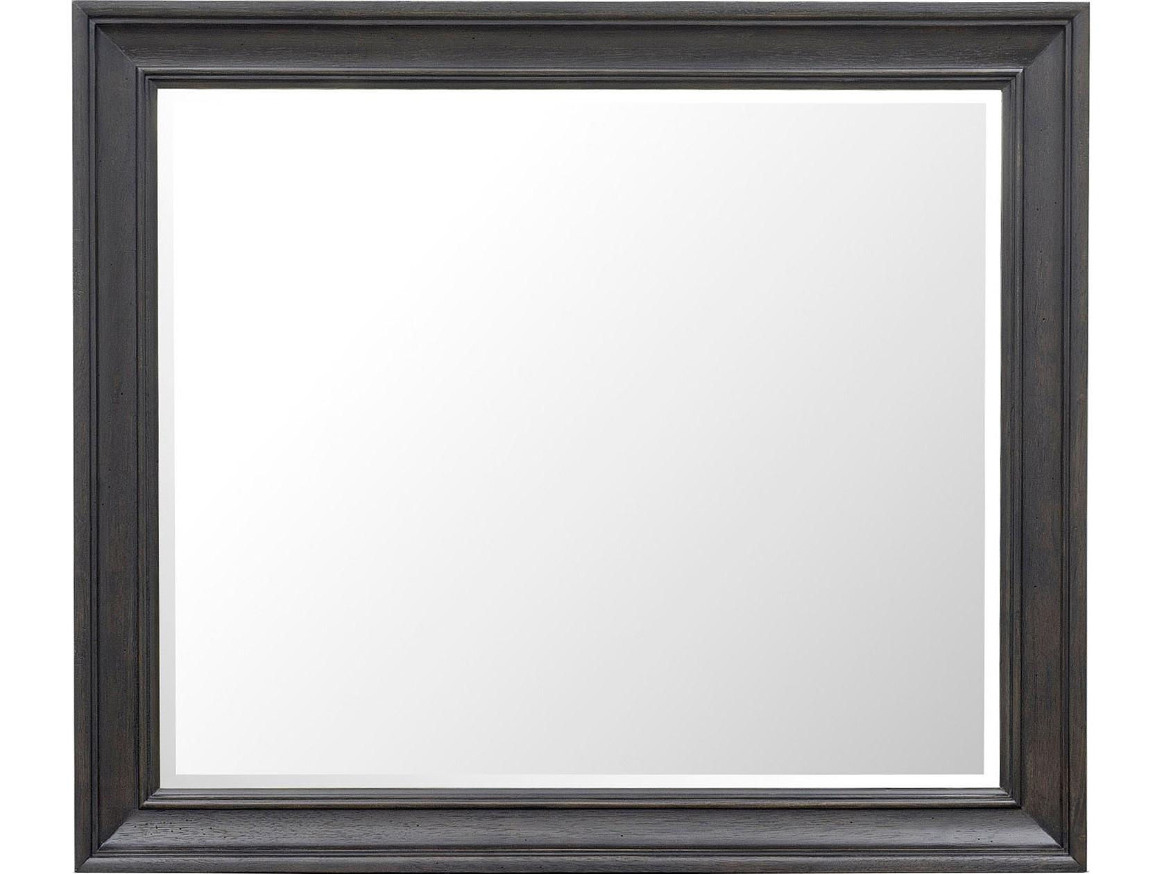 Pulaski Hickory Creek Brown Velvet Dresser Mirror Rectangular