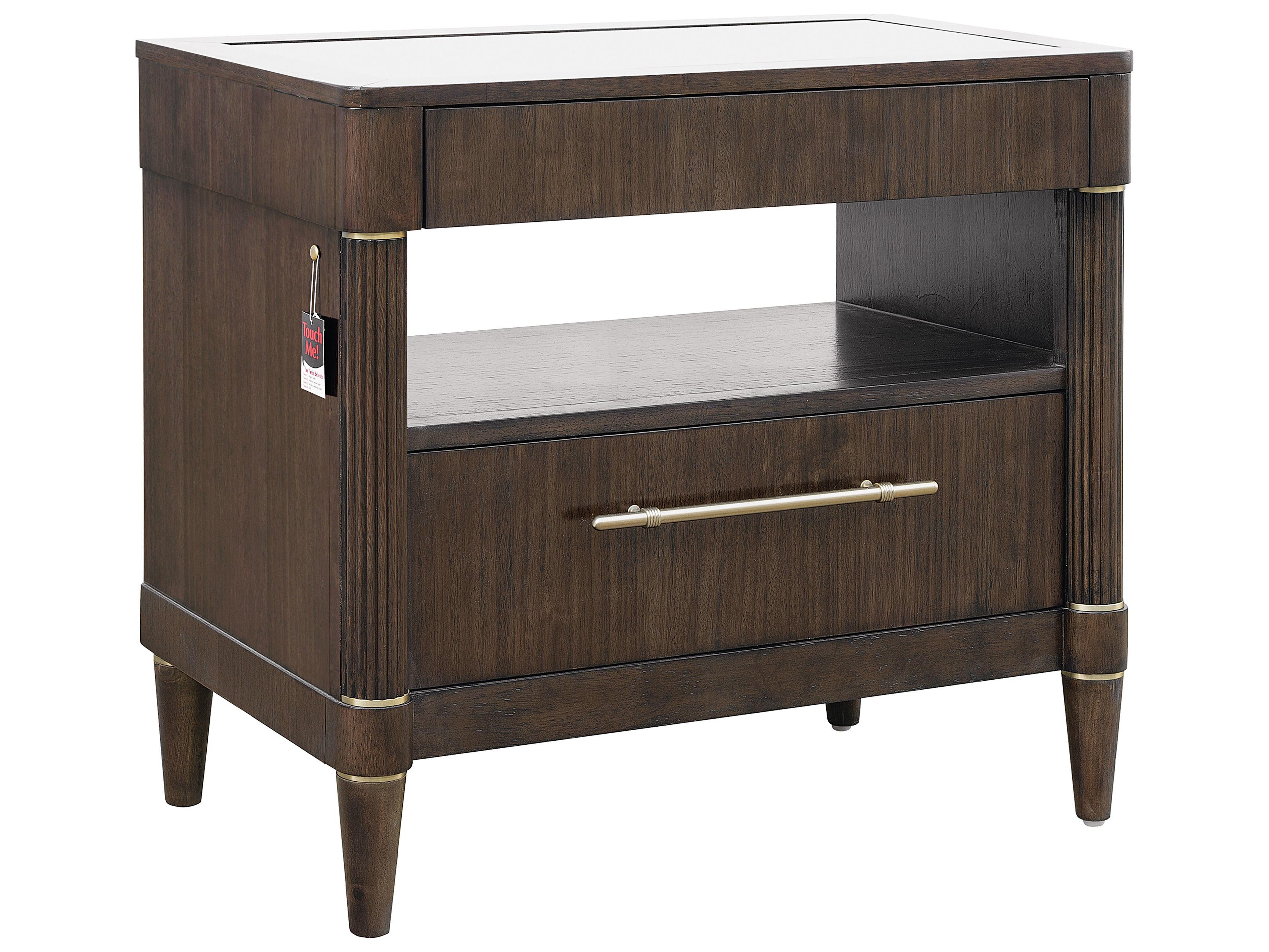 Pulaski Asher Park 1-Drawer Rubberwood Nightstand