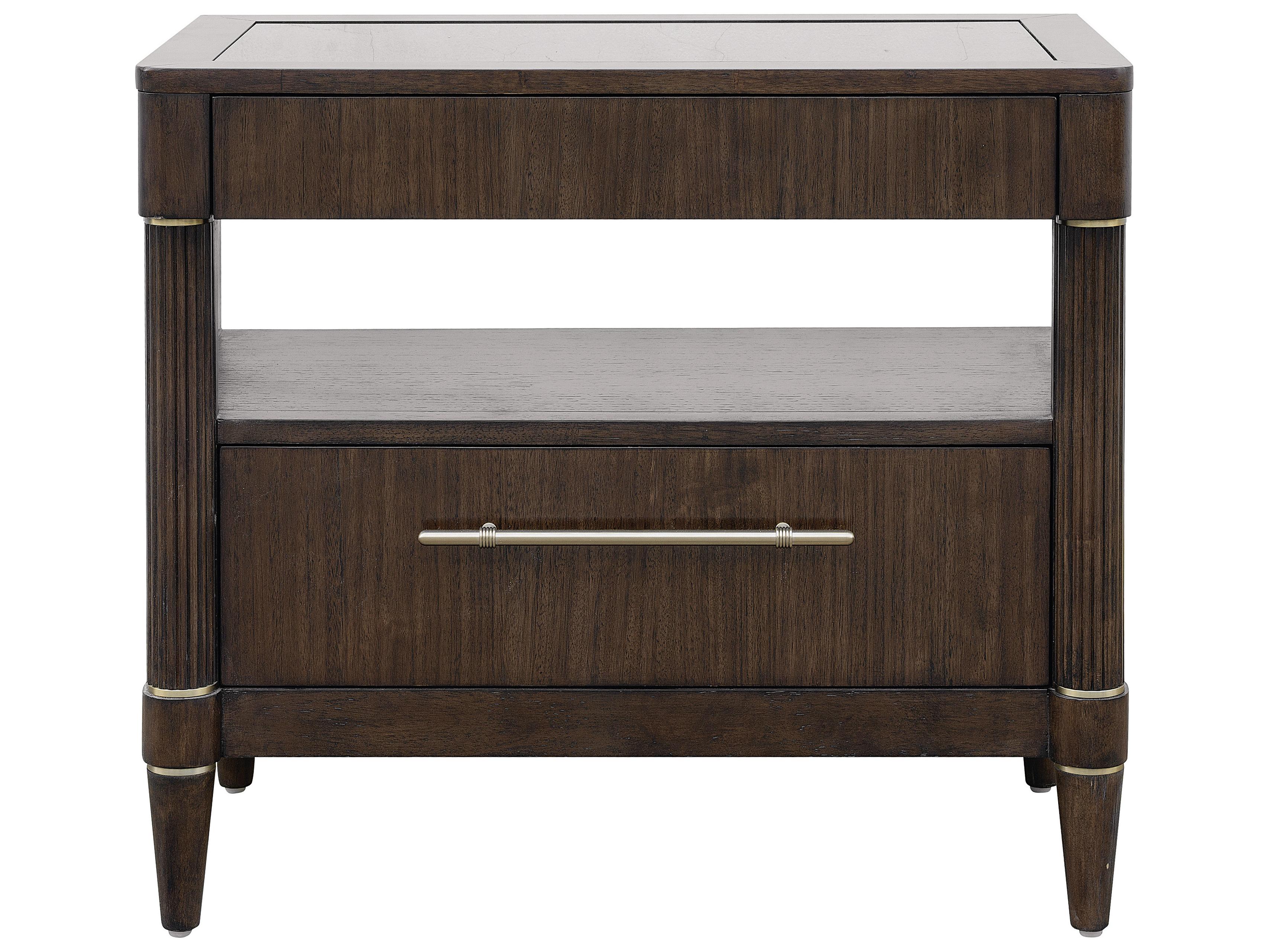 Pulaski Asher Park 1-Drawer Rubberwood Nightstand
