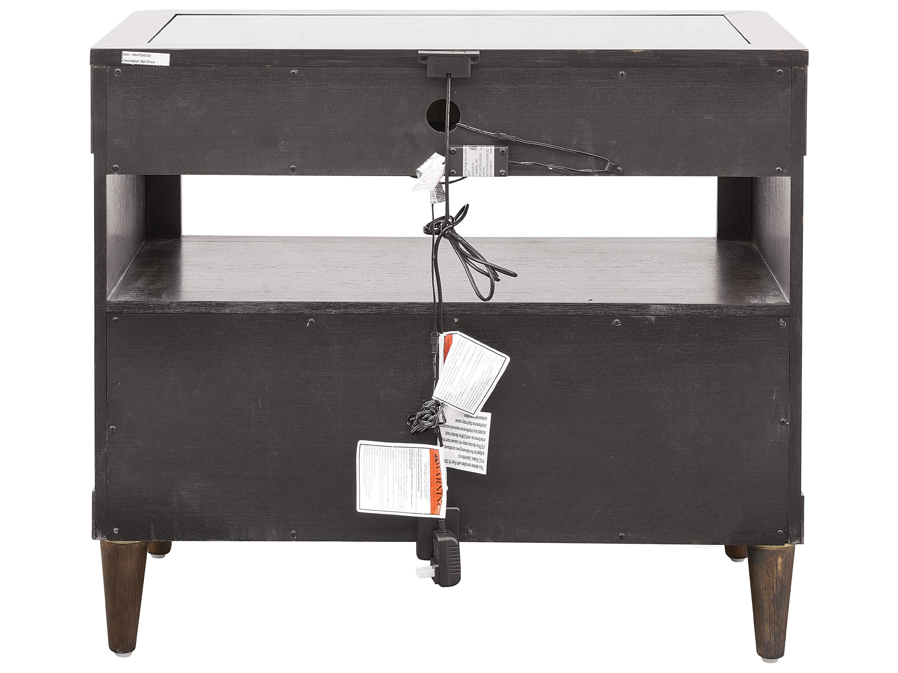 Pulaski Asher Park 1-Drawer Rubberwood Nightstand