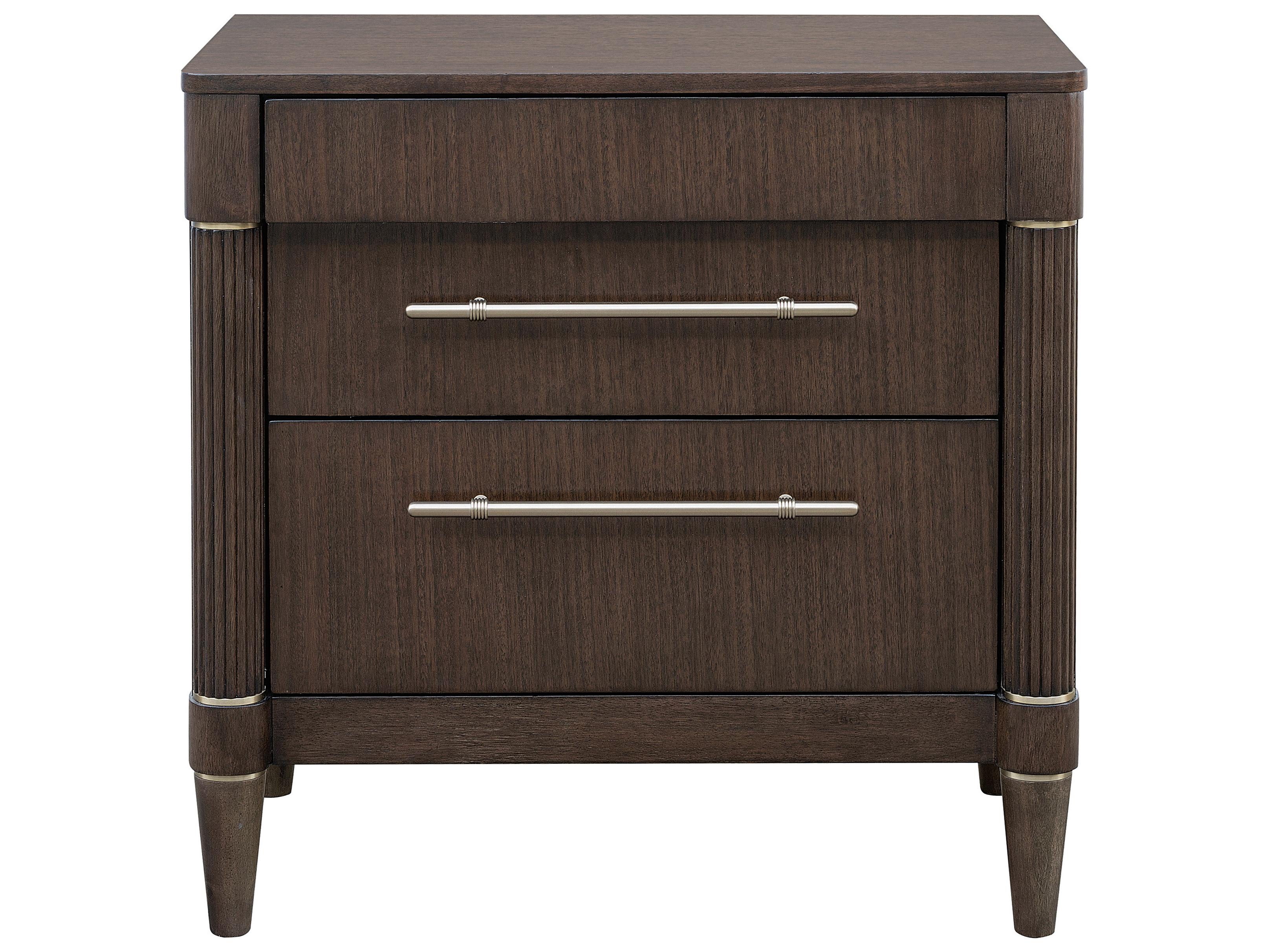Pulaski Asher Park 3-Drawers Rubberwood Nightstand