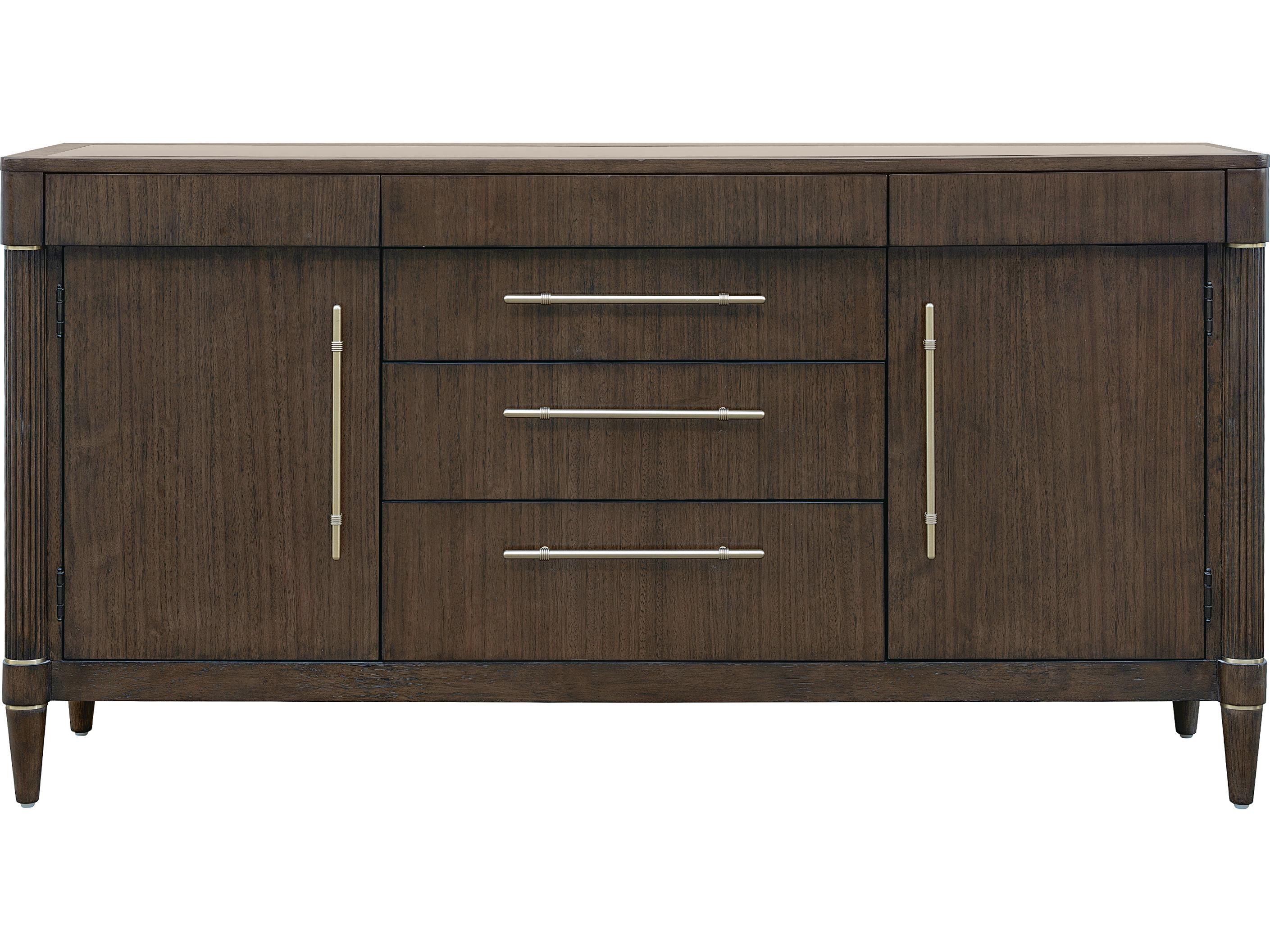 Pulaski Asher Park 67" Rubberwood Piano Brown Sideboard