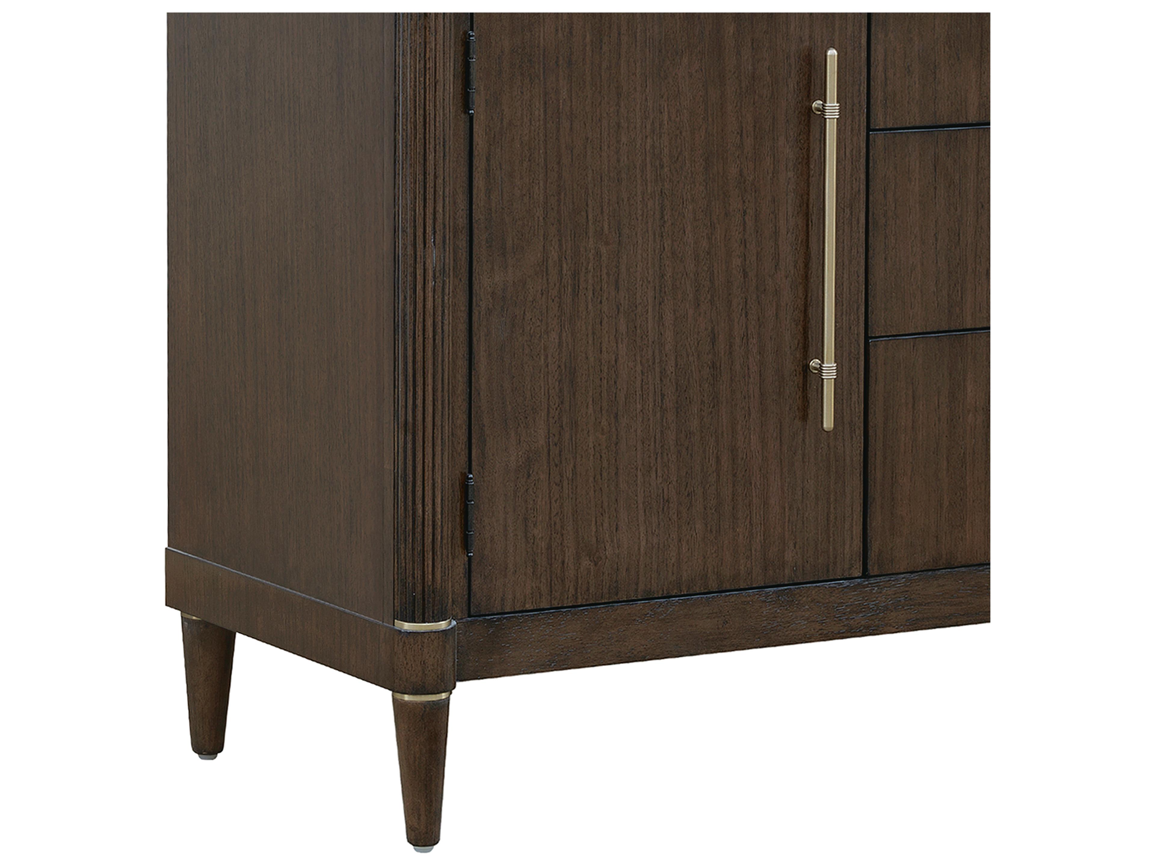 Pulaski Asher Park 67" Rubberwood Piano Brown Sideboard