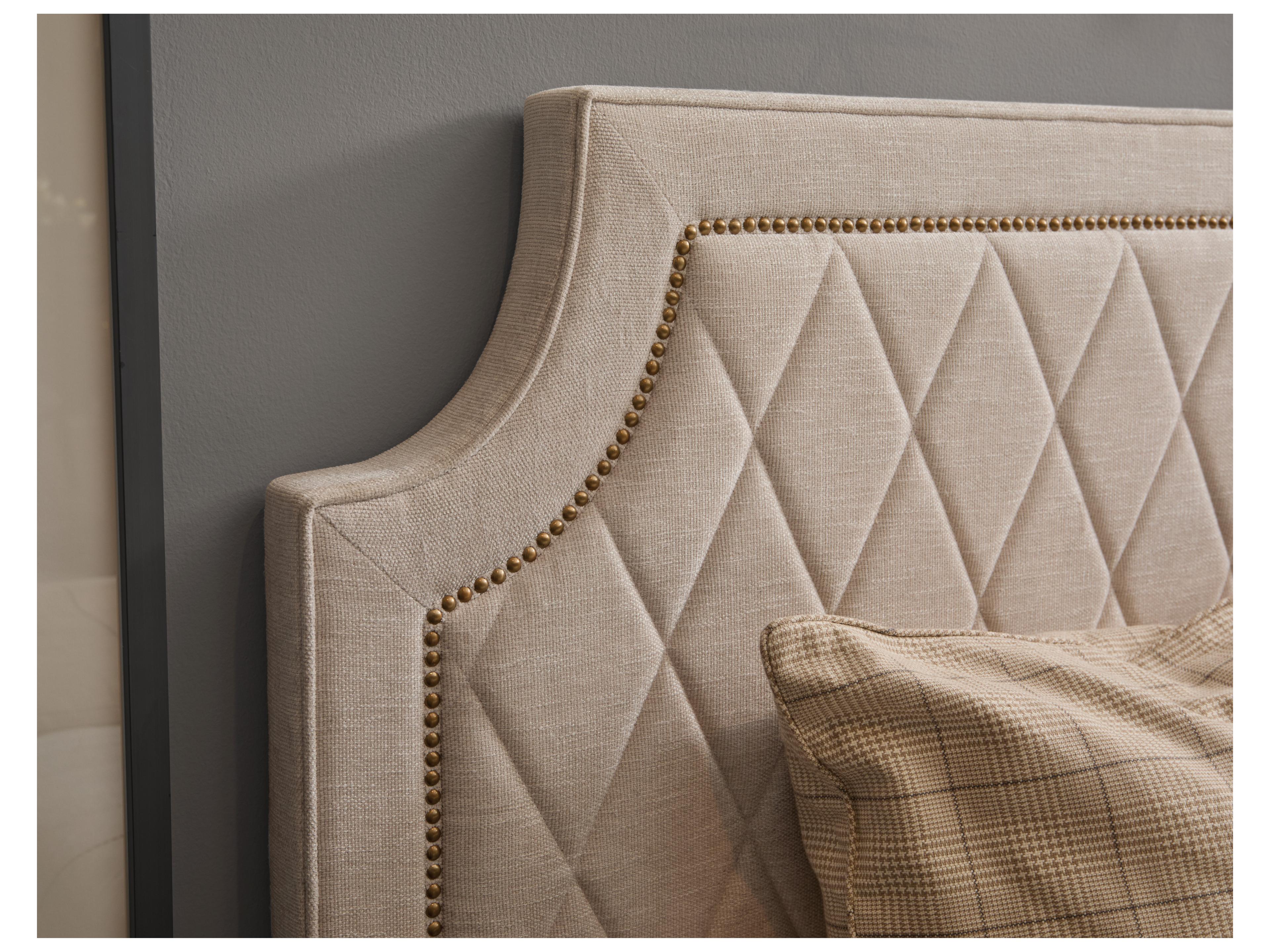 Pulaski Asher Park Piano Brown White Rubberwood Wood Queen Panel Bed