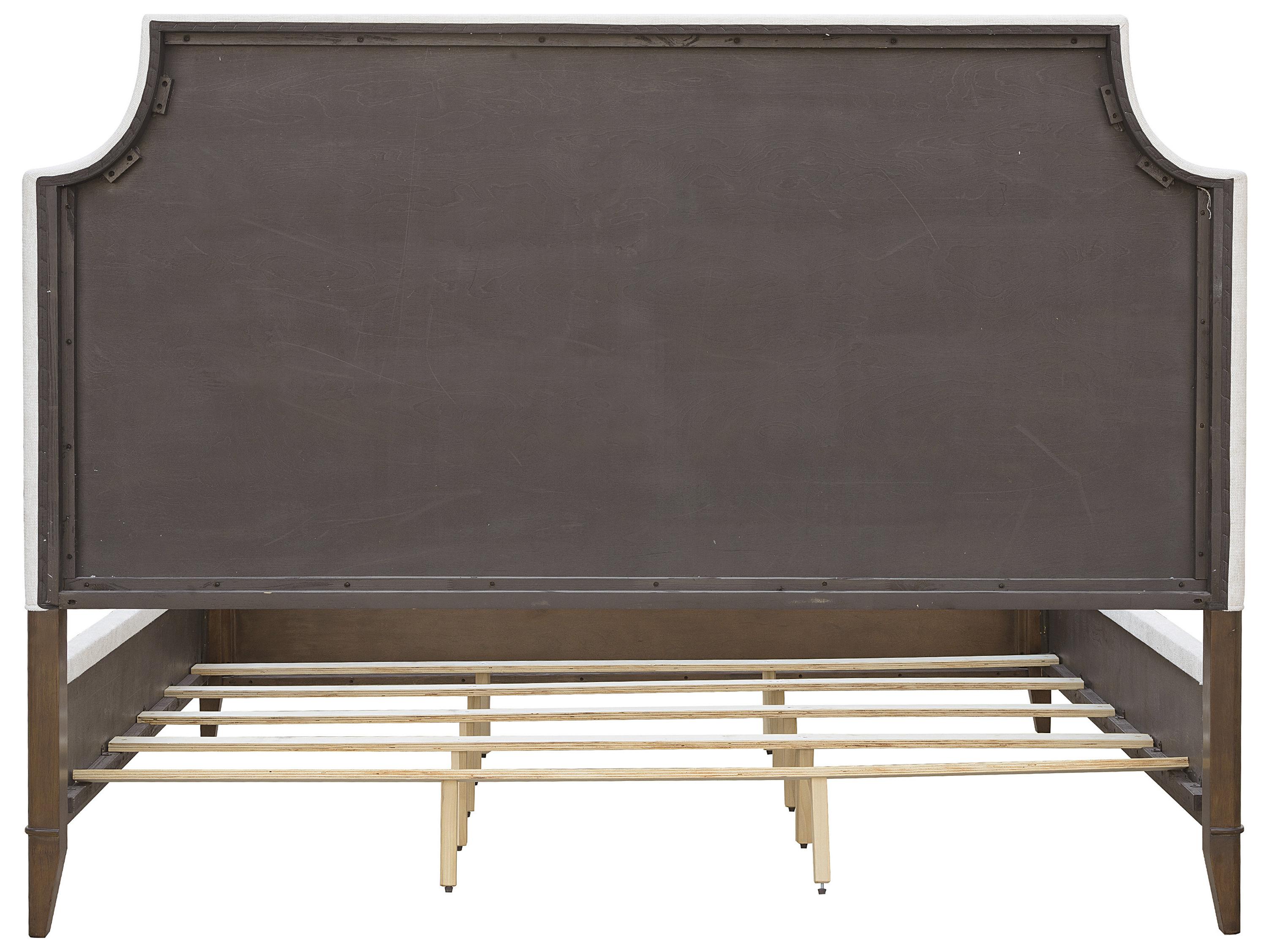 Pulaski Asher Park Piano Brown White Rubberwood Wood King Panel Bed