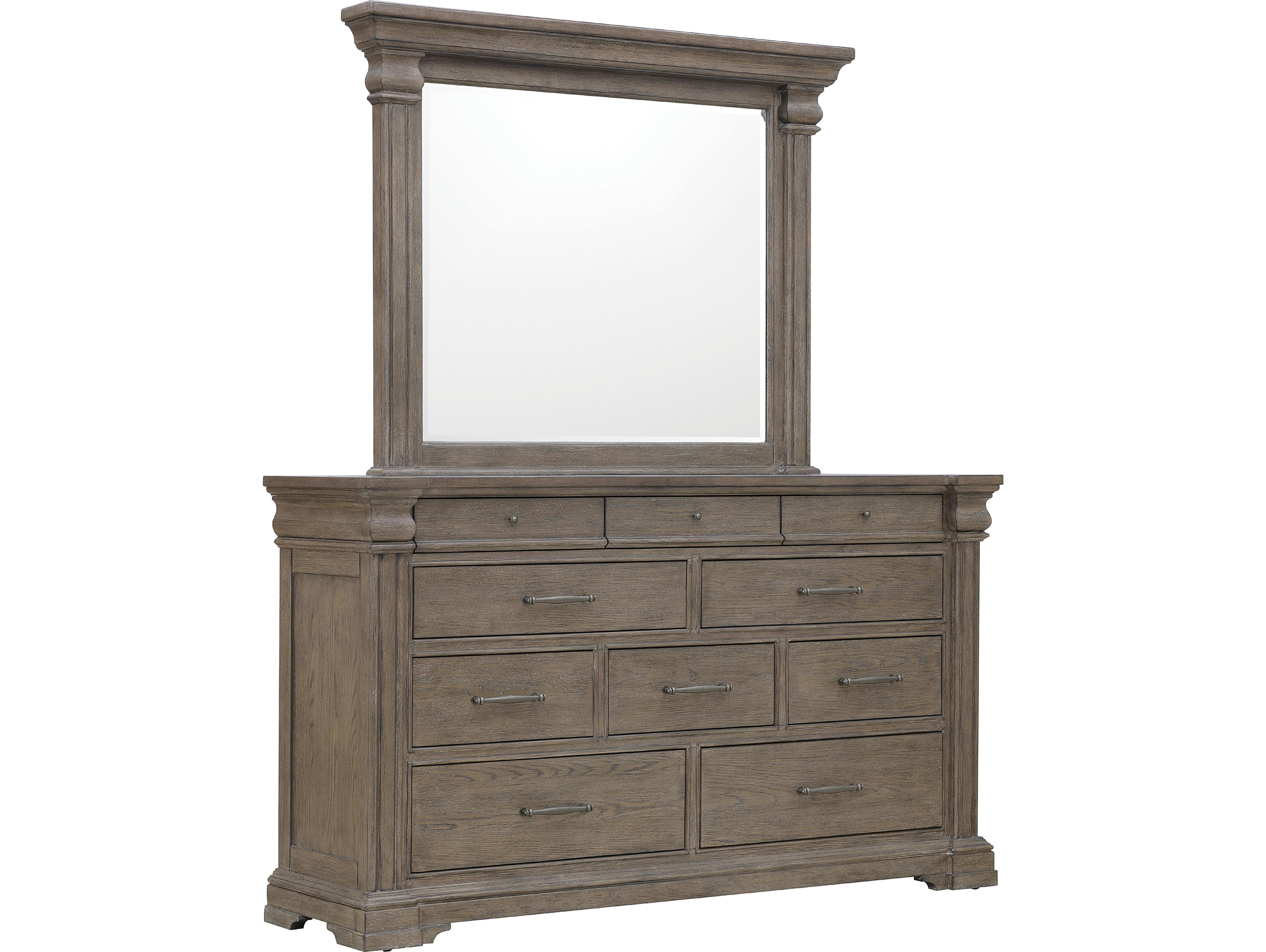 Pulaski Madison Ridge Brown Rubberwood Double Dresser