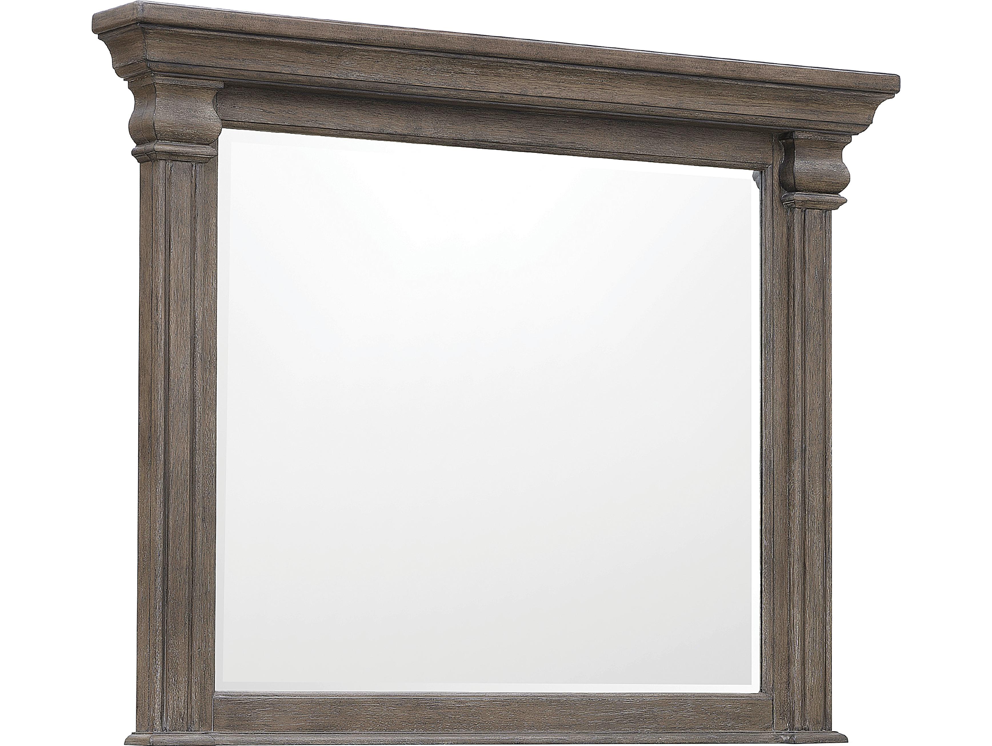 Pulaski Madison Ridge Brown Natural Bark Dresser Mirror Rectangular