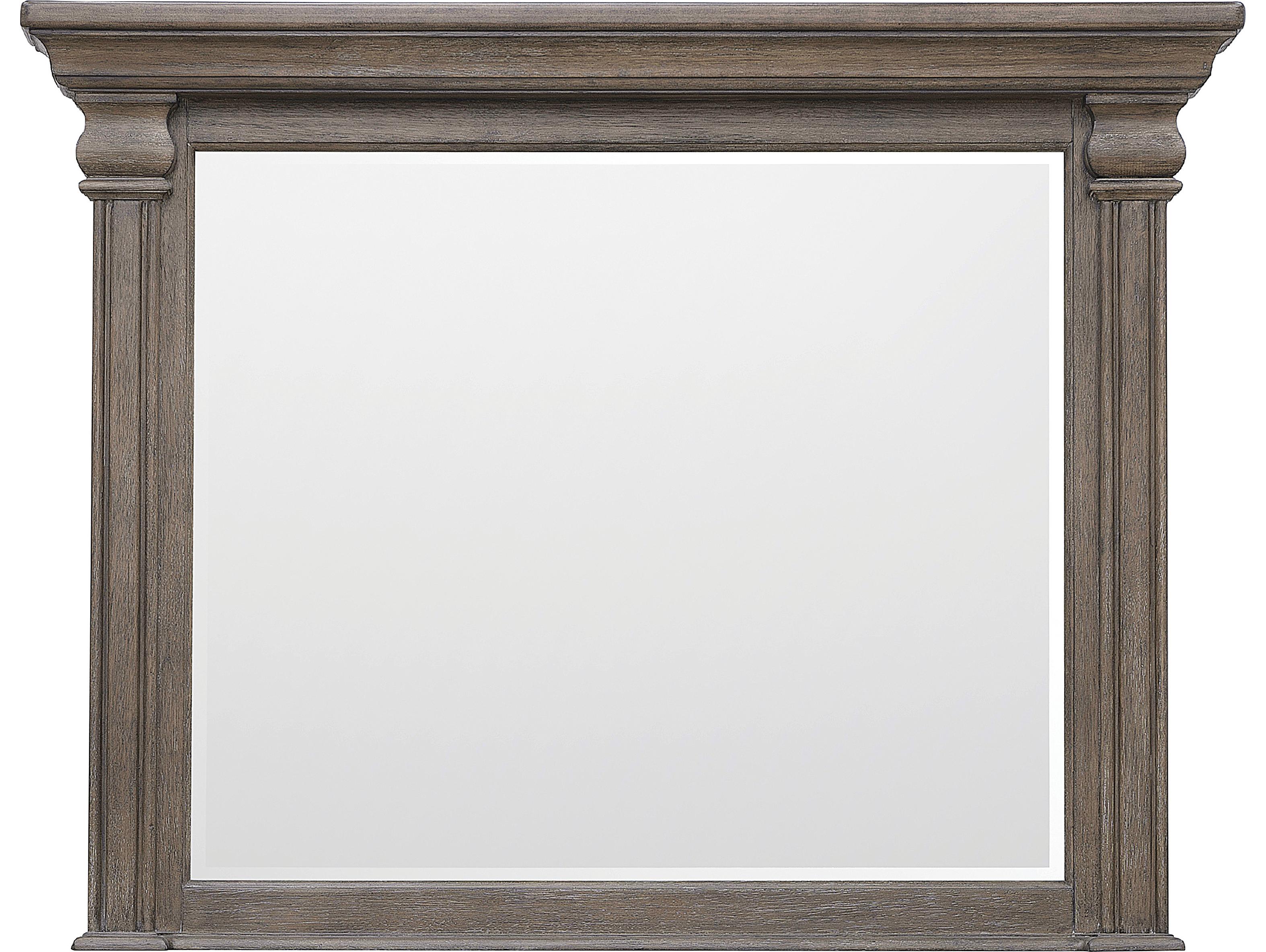 Pulaski Madison Ridge Brown Natural Bark Dresser Mirror Rectangular