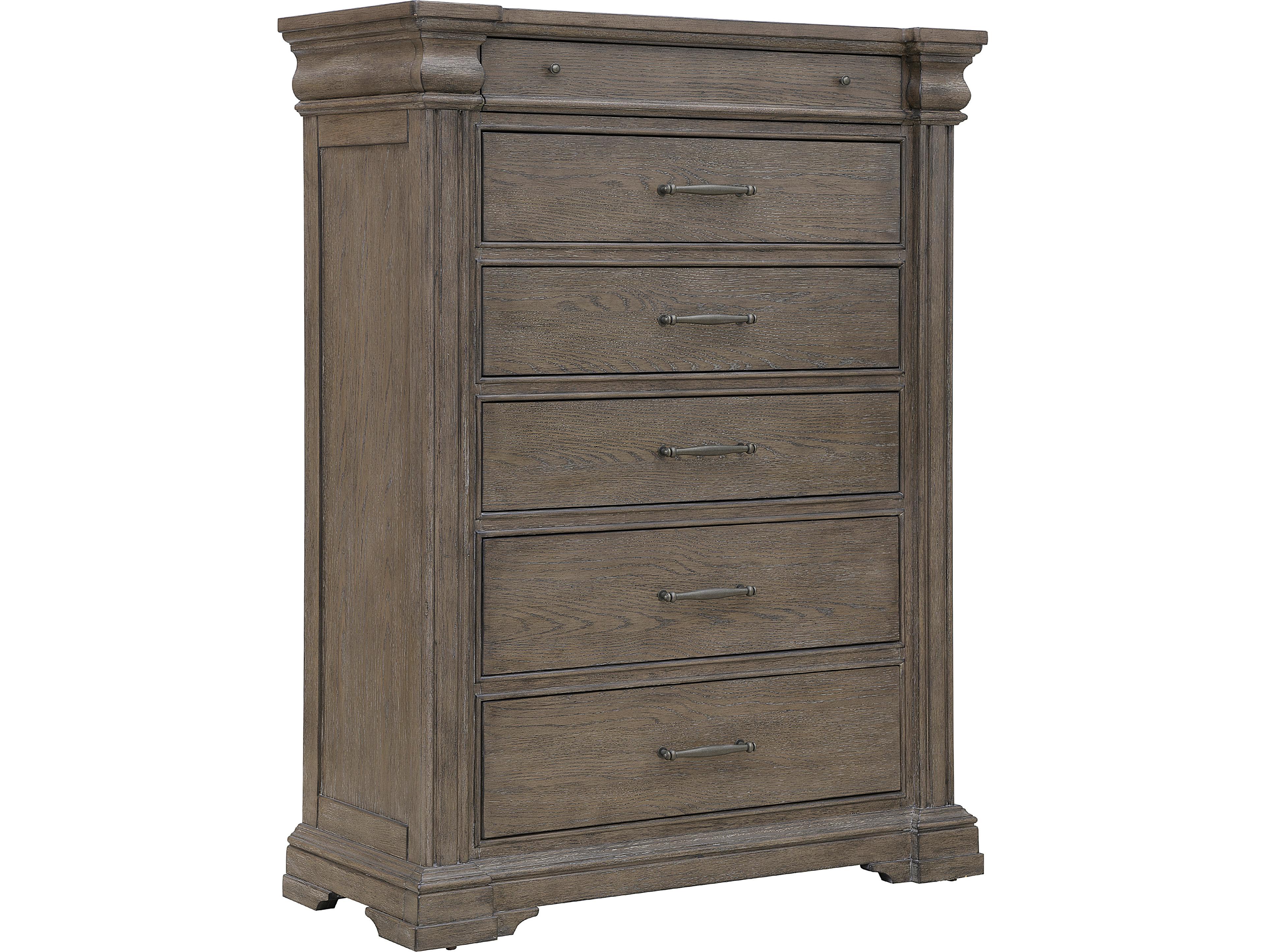 Pulaski Madison Ridge Brown Natural Bark Rubberwood Accent Chest