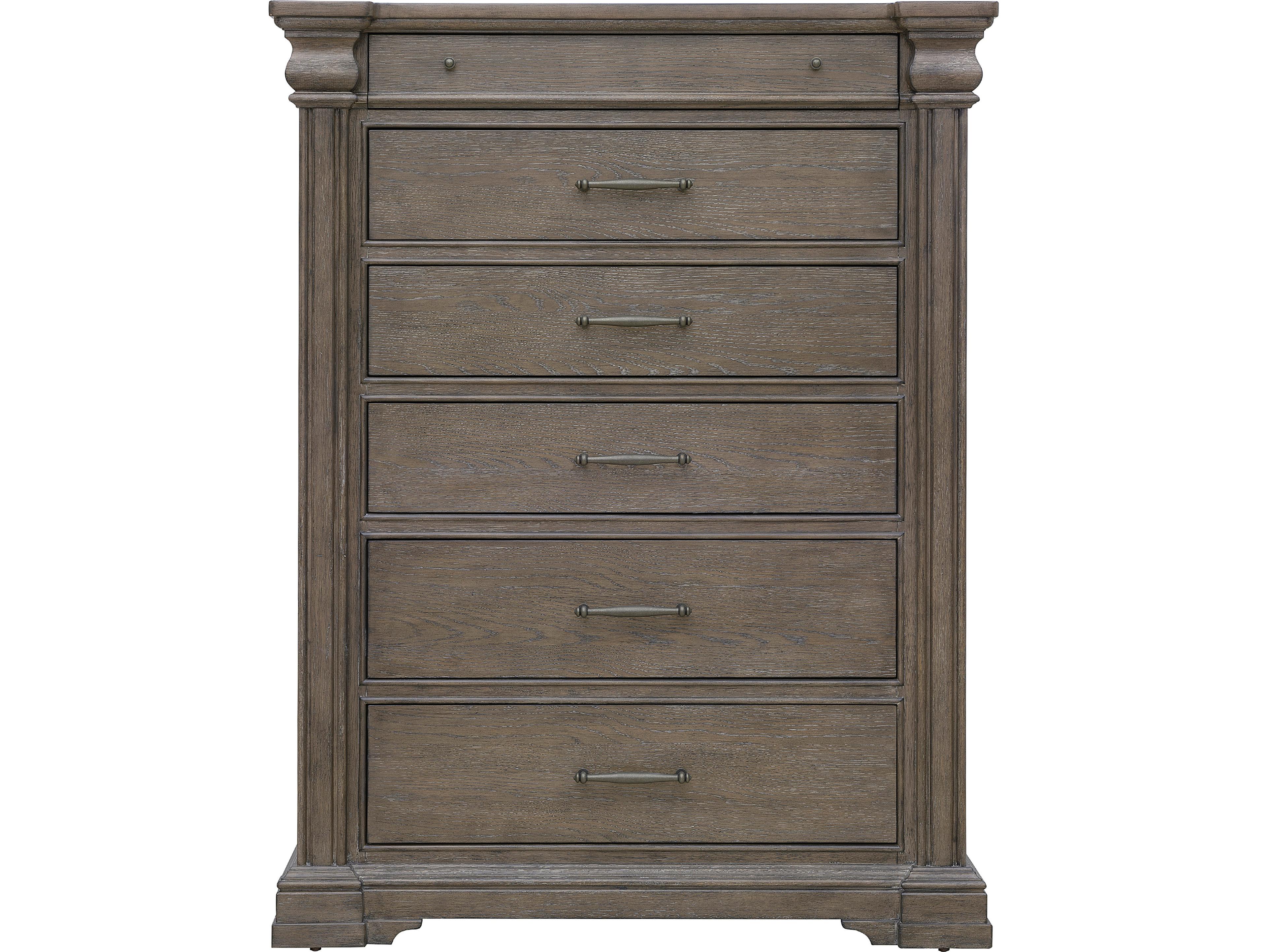 Pulaski Madison Ridge Brown Natural Bark Rubberwood Accent Chest
