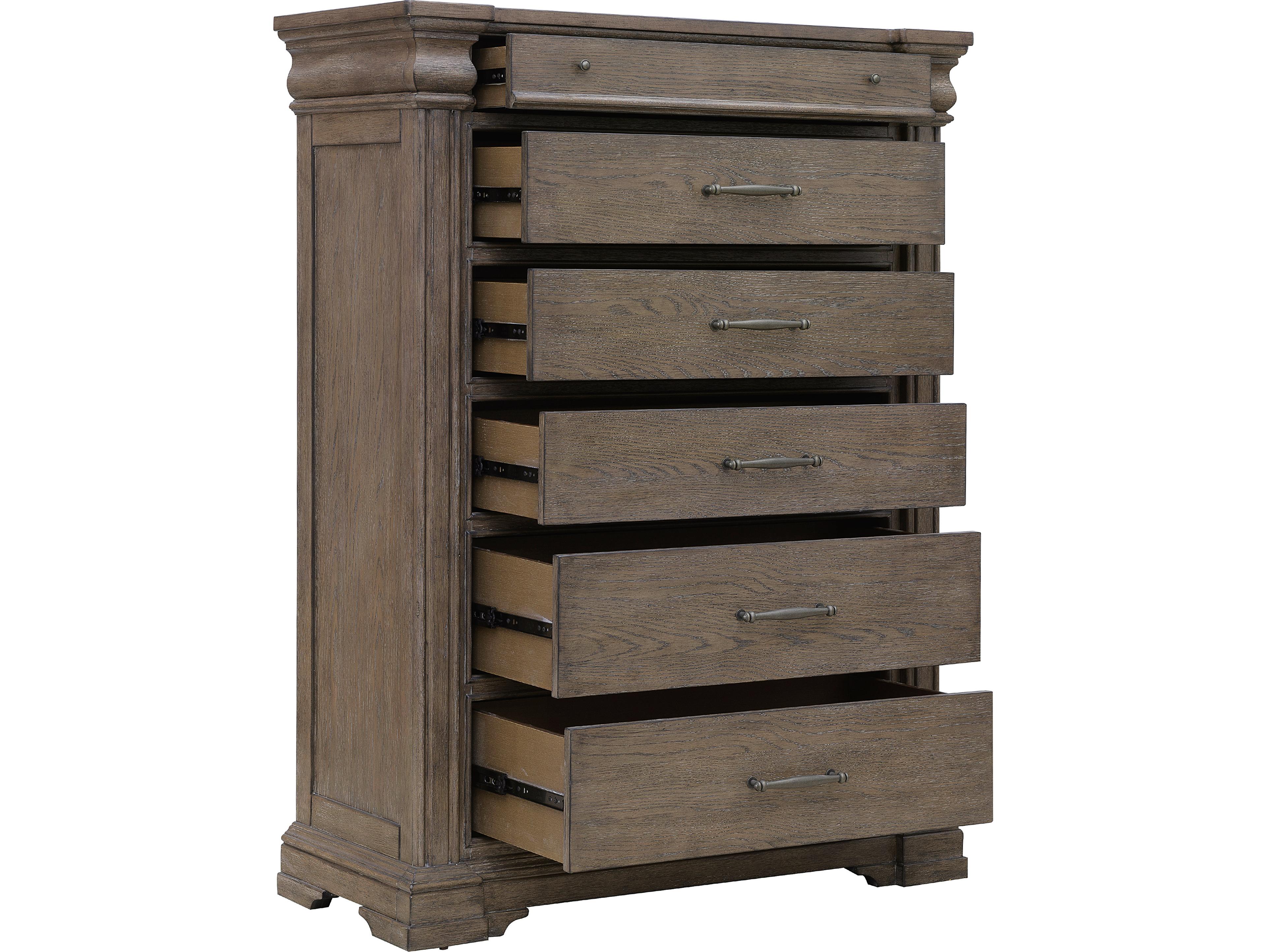 Pulaski Madison Ridge Brown Natural Bark Rubberwood Accent Chest