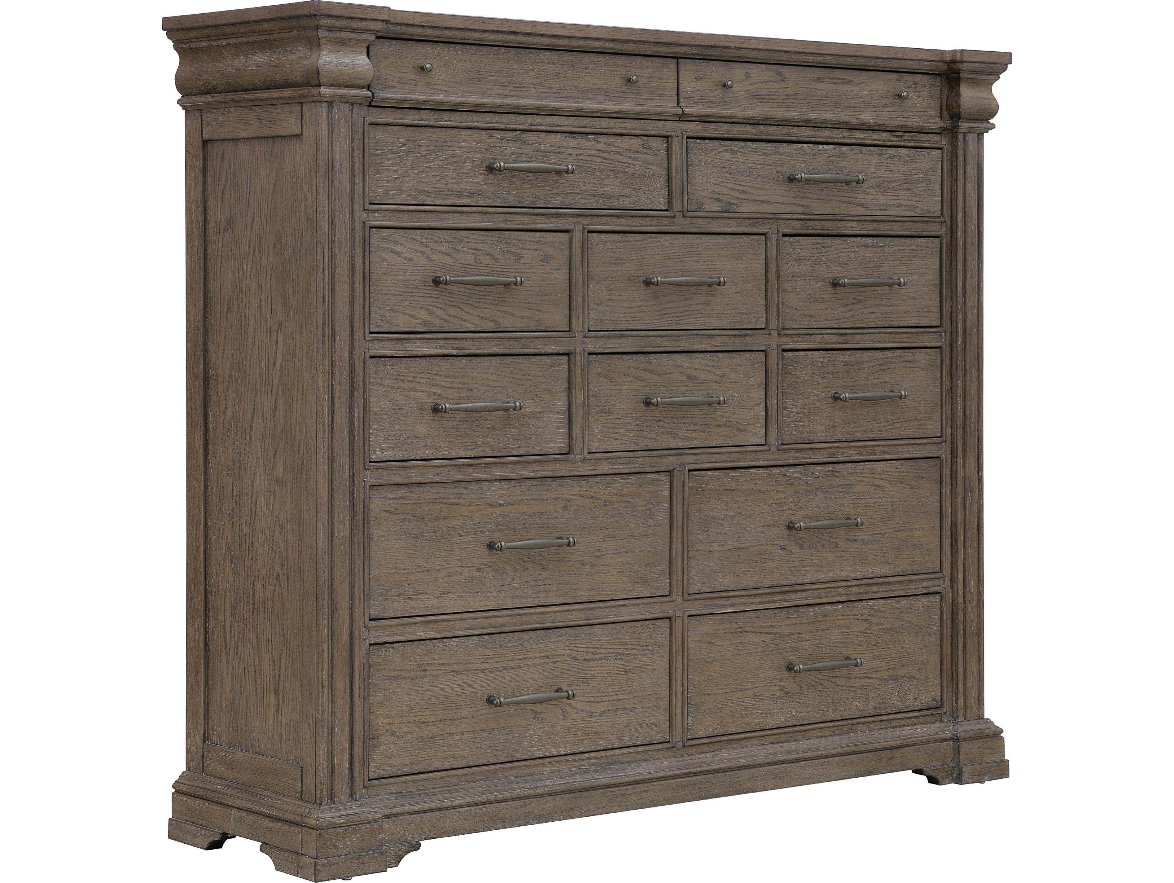 Pulaski Madison Ridge Brown Natural Bark Rubberwood Accent Chest