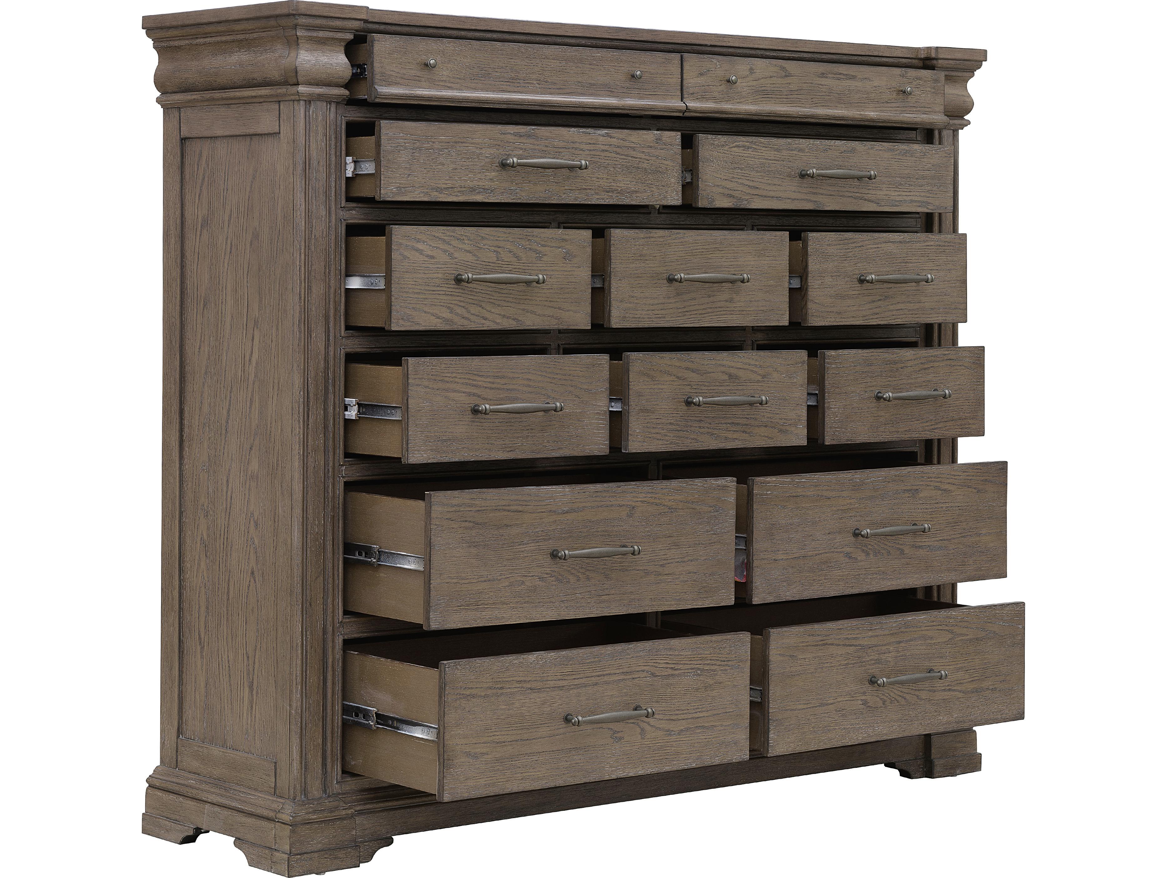 Pulaski Madison Ridge Brown Natural Bark Rubberwood Accent Chest