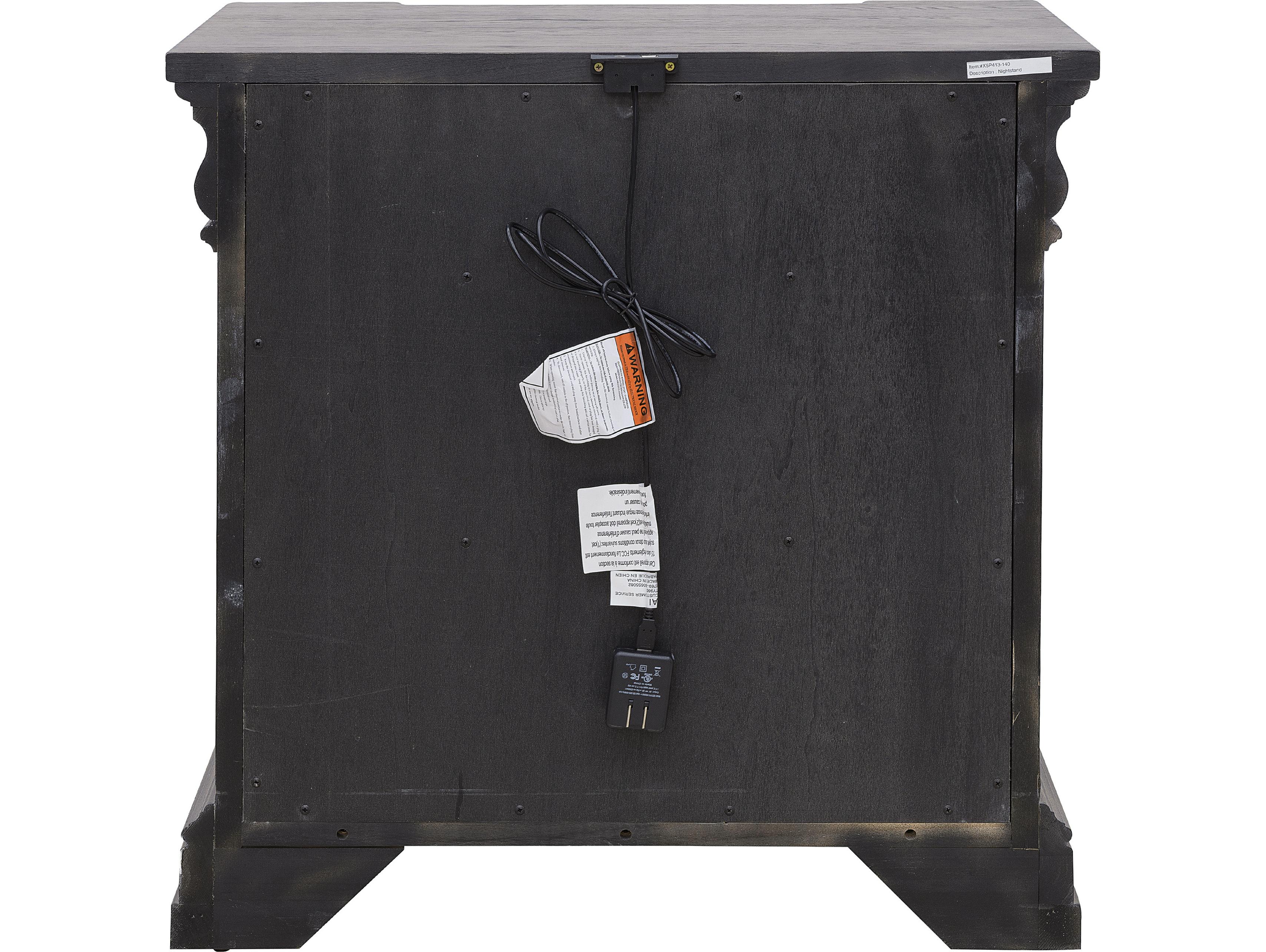 Pulaski Madison Ridge Brown 3-Drawers Rubberwood Nightstand