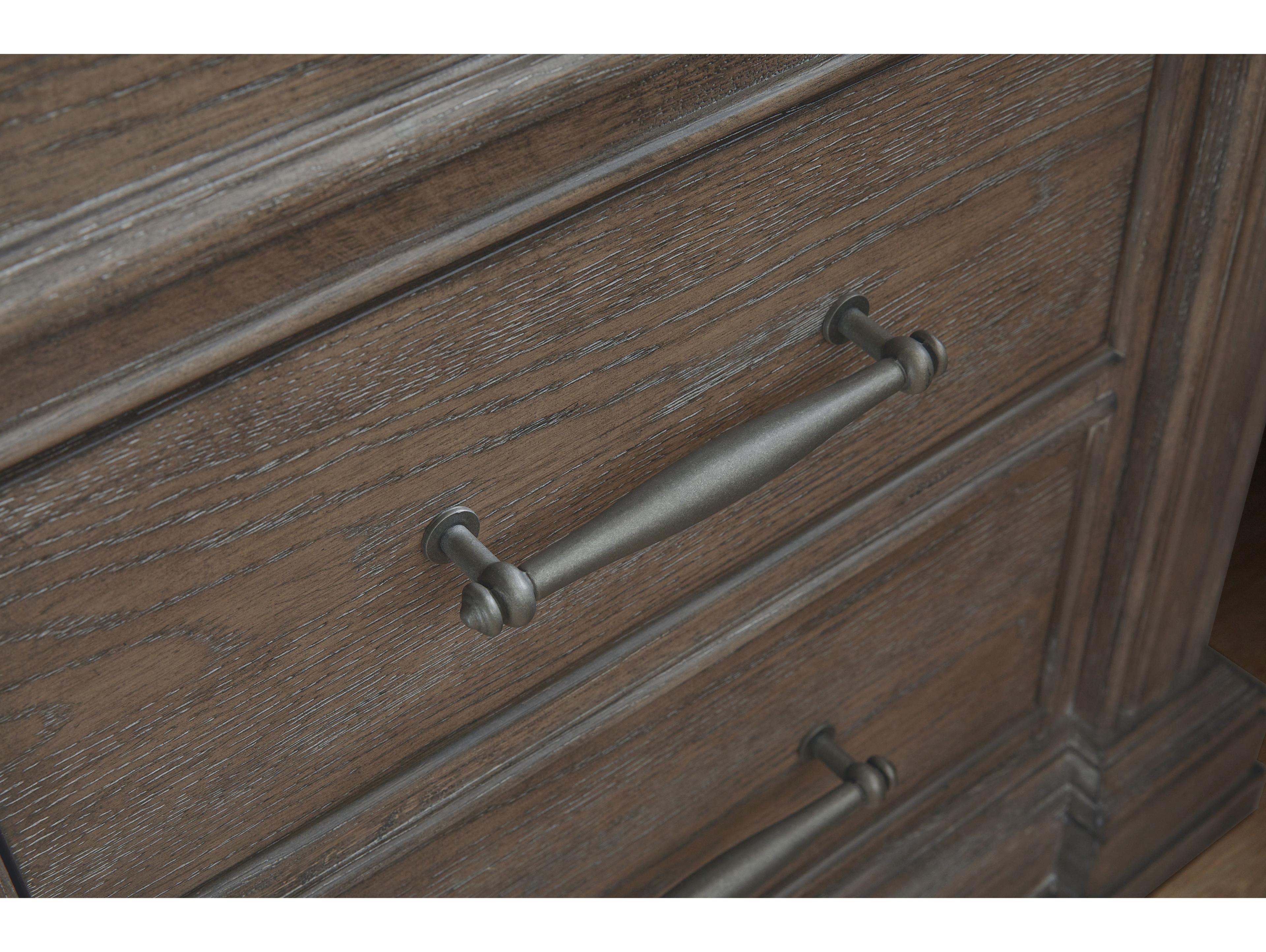 Pulaski Madison Ridge Brown 3-Drawers Rubberwood Nightstand