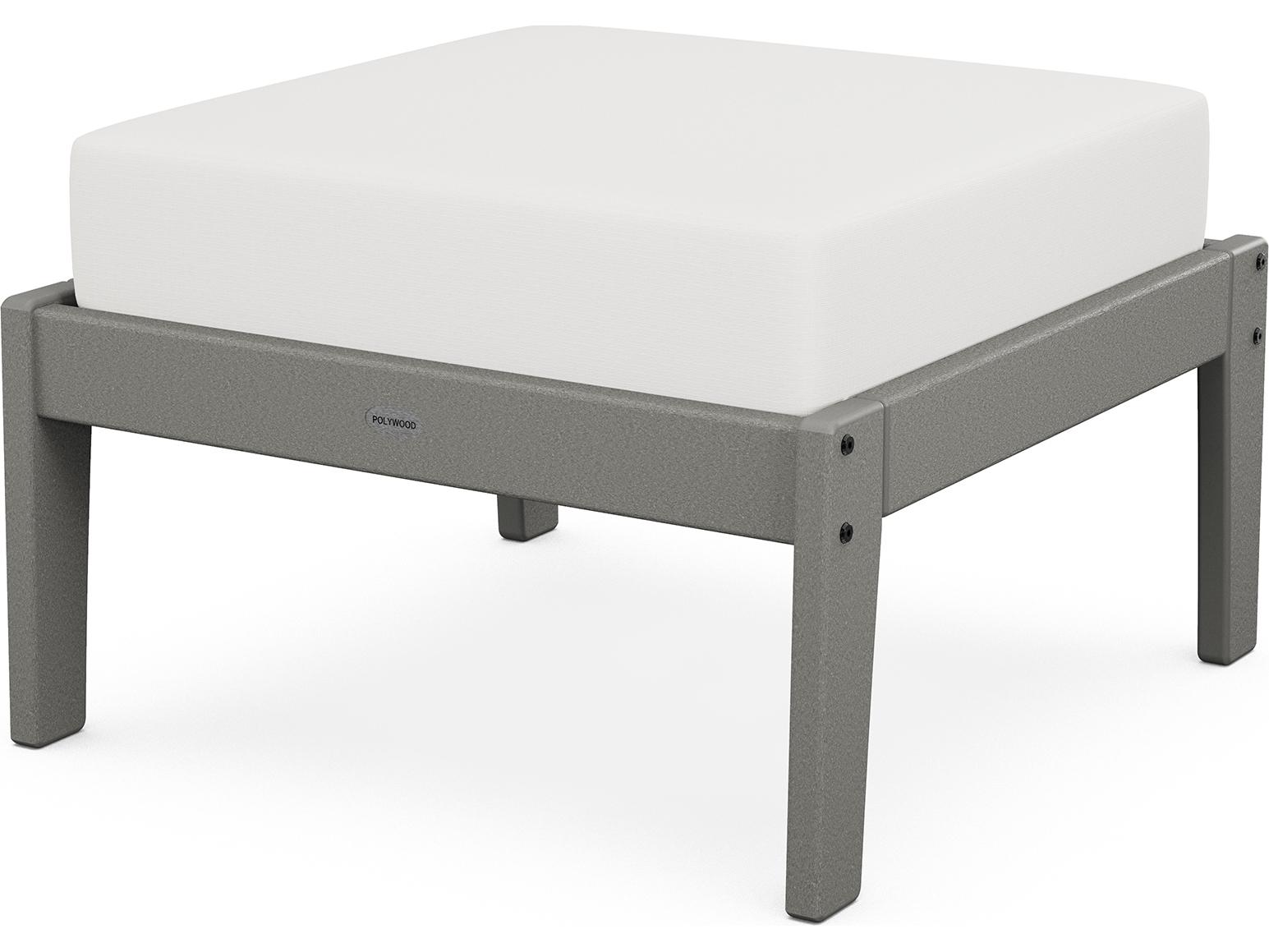 POLYWOOD® Lakeside Recycled Plastic Deep Seating Patio Ottoman