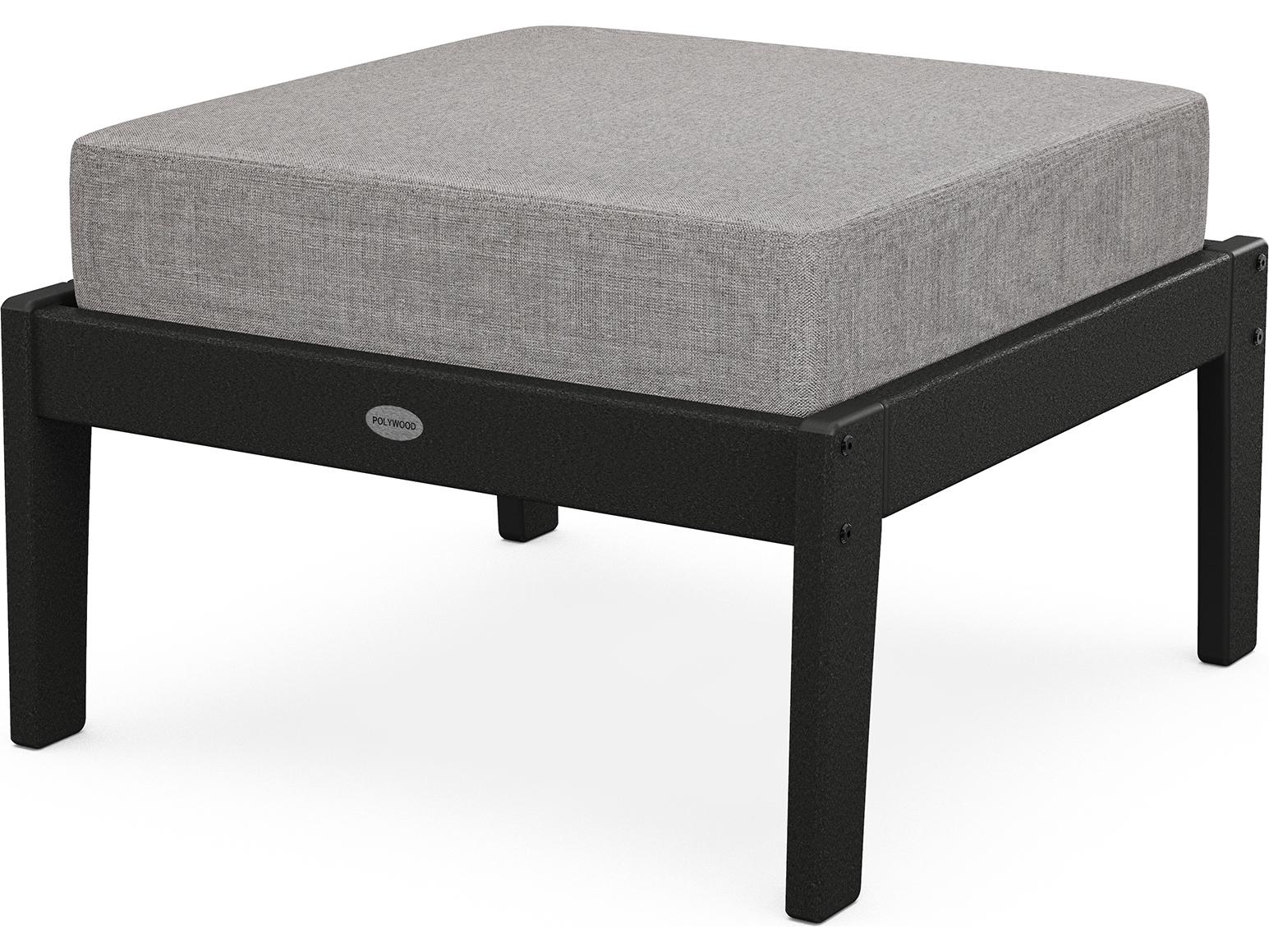 POLYWOOD® Lakeside Recycled Plastic Deep Seating Patio Ottoman