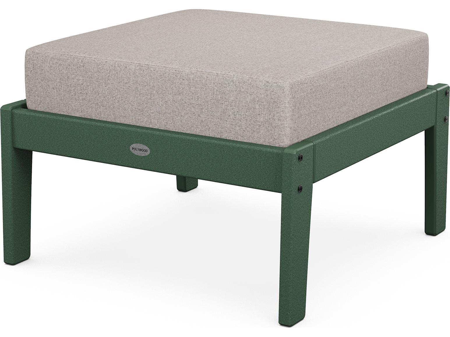 POLYWOOD® Lakeside Recycled Plastic Deep Seating Patio Ottoman