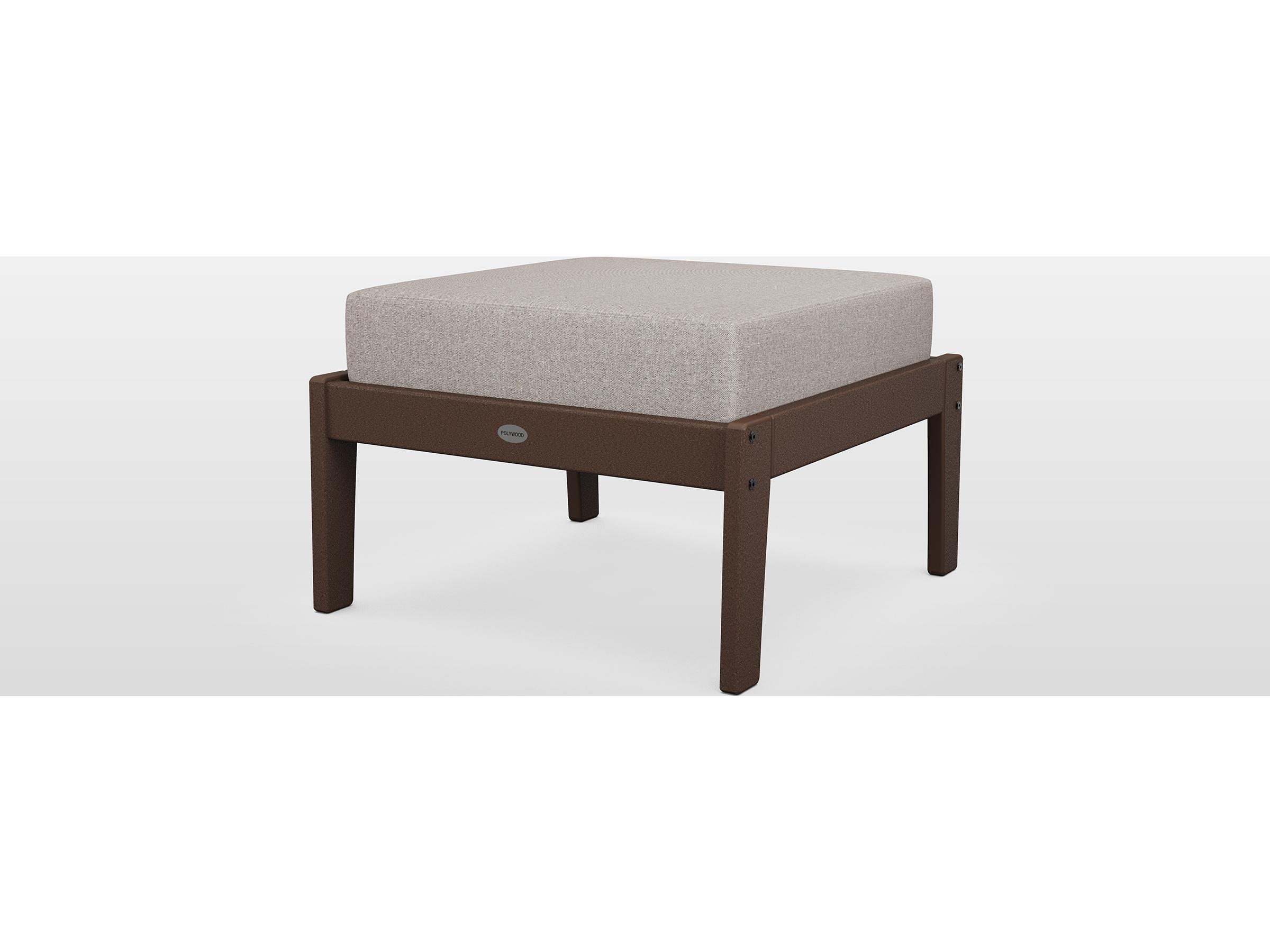 POLYWOOD® Lakeside Recycled Plastic Deep Seating Patio Ottoman