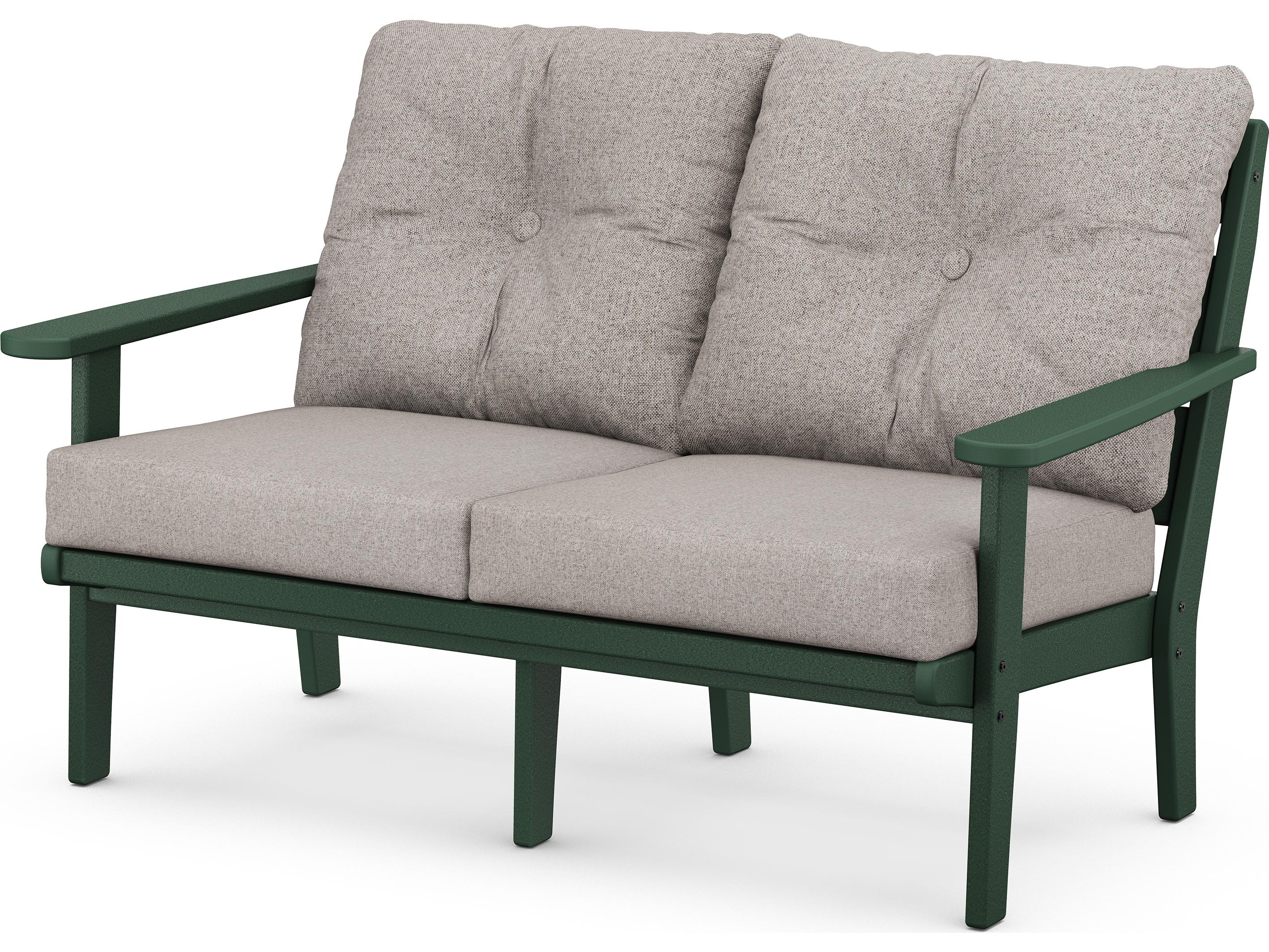 POLYWOOD® Lakeside Recycled Plastic Deep Seating Patio Loveseat