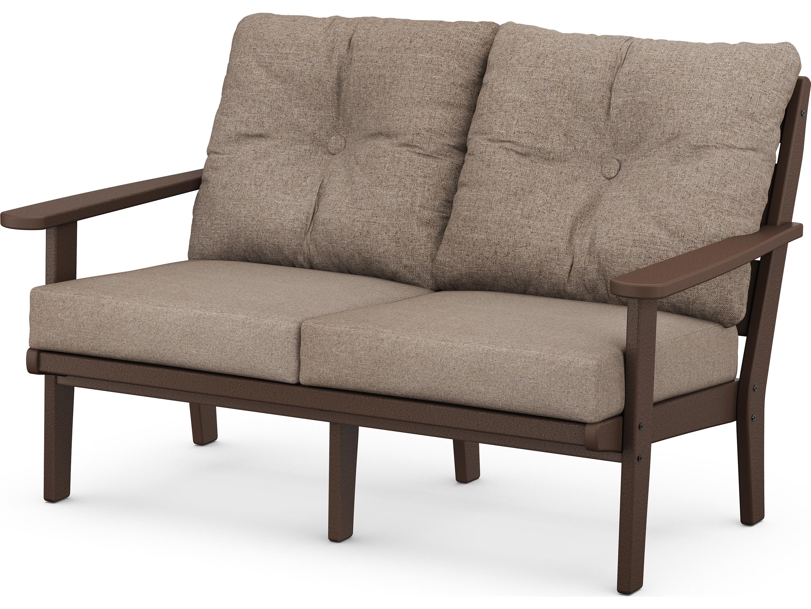 POLYWOOD® Lakeside Recycled Plastic Deep Seating Patio Loveseat