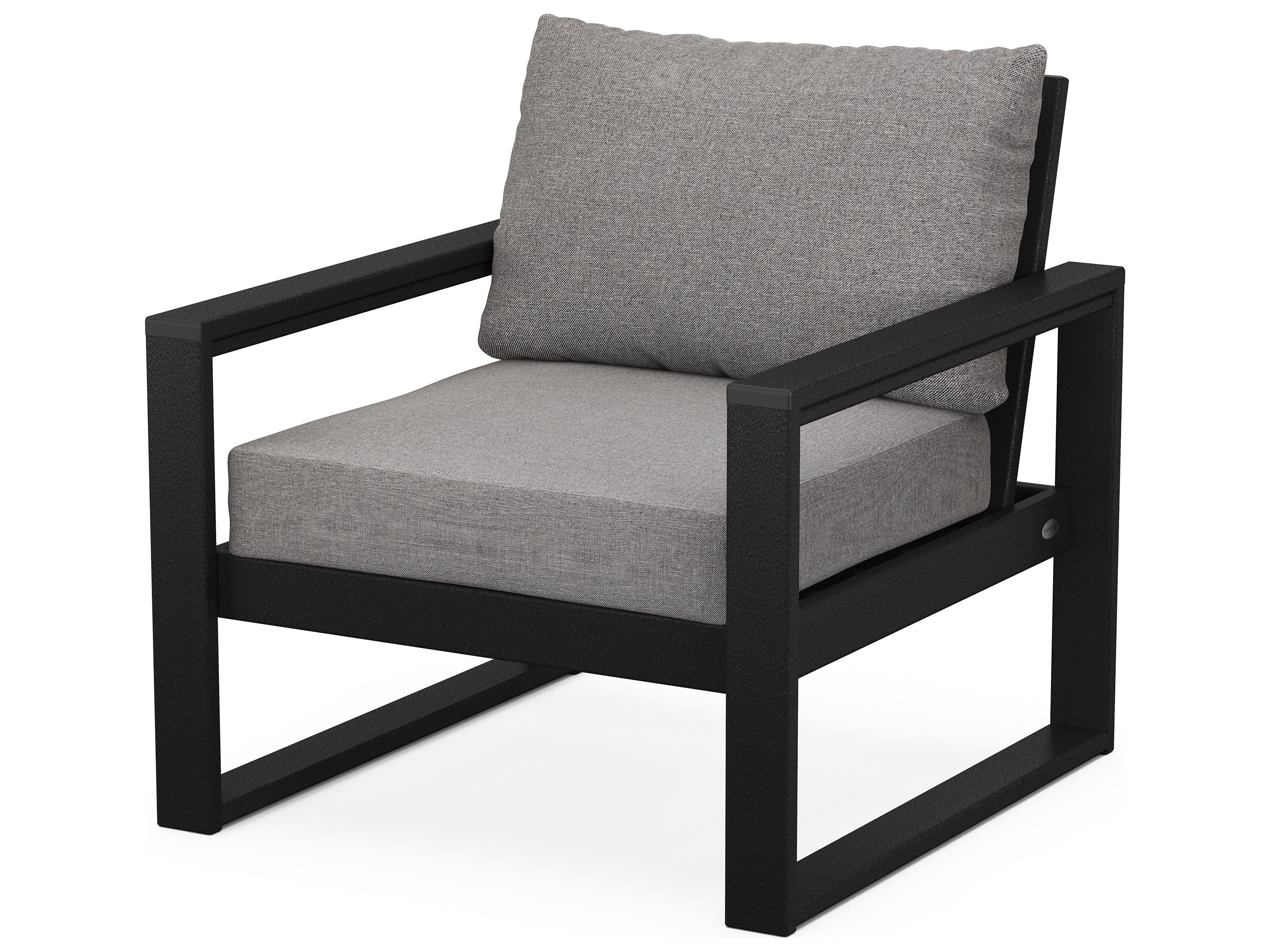 POLYWOOD® Edge Recycled Plastic Outdoor Patio Lounge Chair