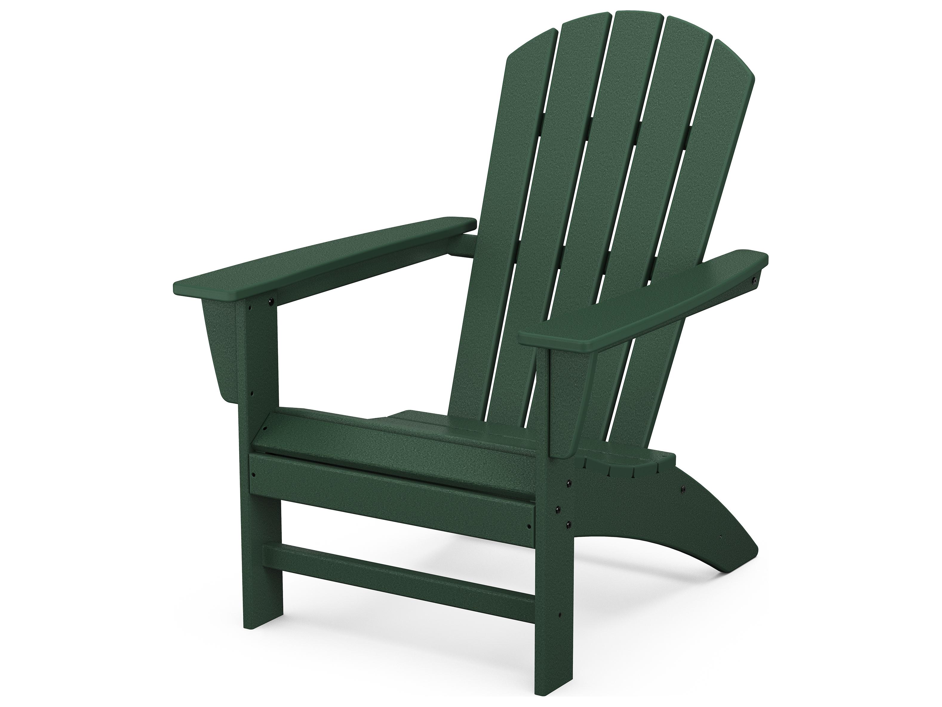 POLYWOOD® Nautical Recycled Plastic Patio Adirondack Chair