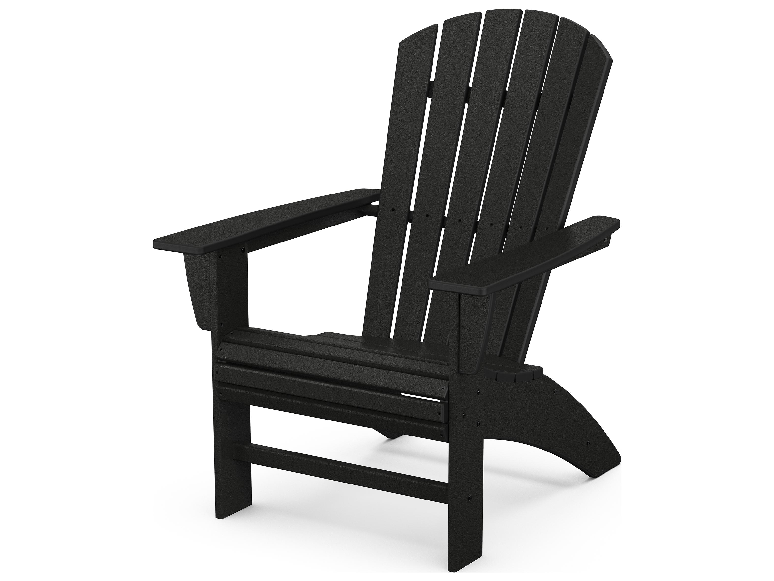 POLYWOOD® Nautical Recycled Plastic Patio Adirondack Chair