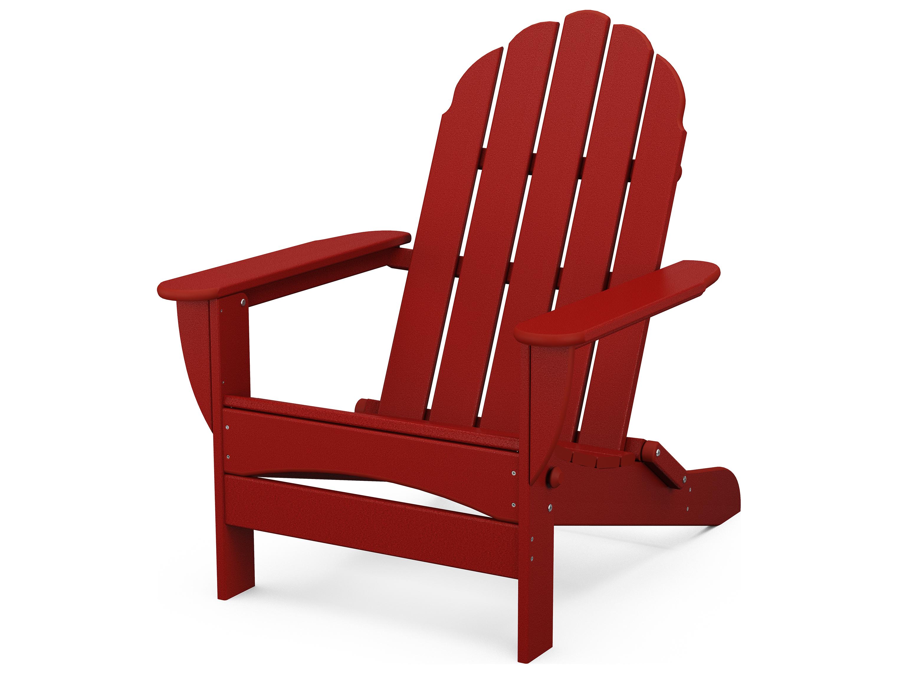 POLYWOOD® Classic Adirondack Recycled Plastic Oversized Curveback Adirondack
