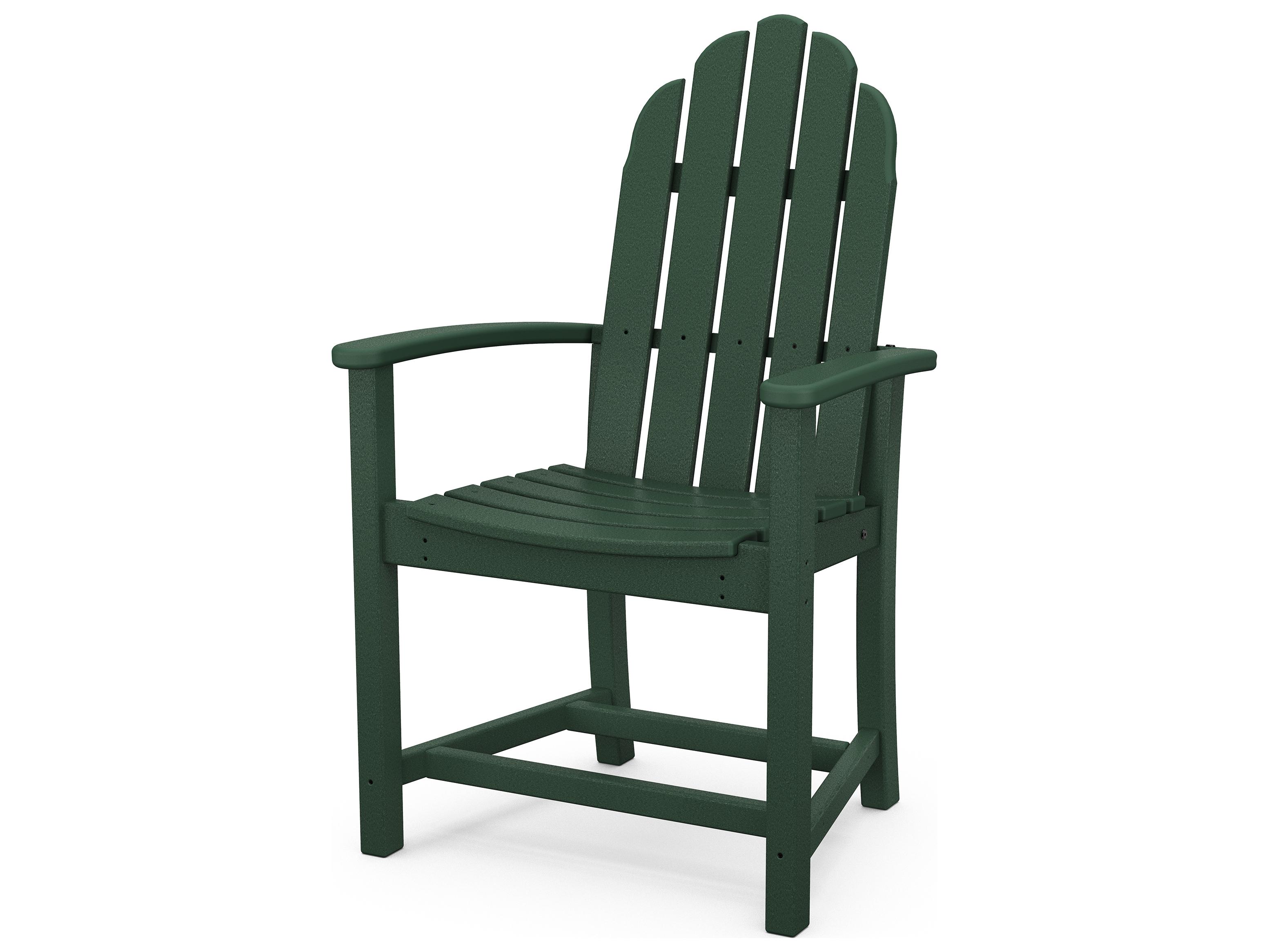 POLYWOOD® Classic Adirondack Recycled Plastic Outdoor Dining Chair