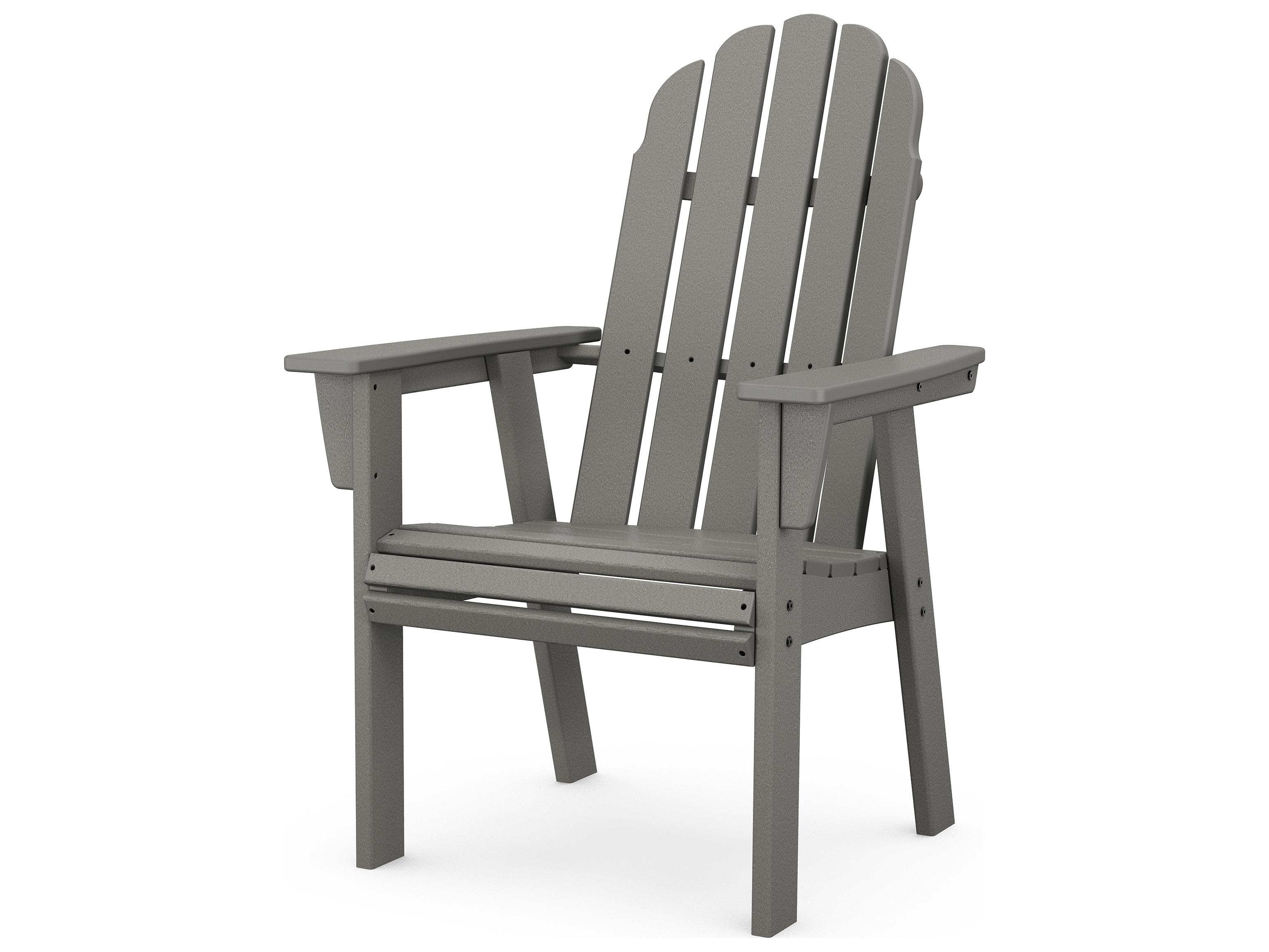 POLYWOOD® Vineyard Adirondack Recycled Plastic Dining Chair