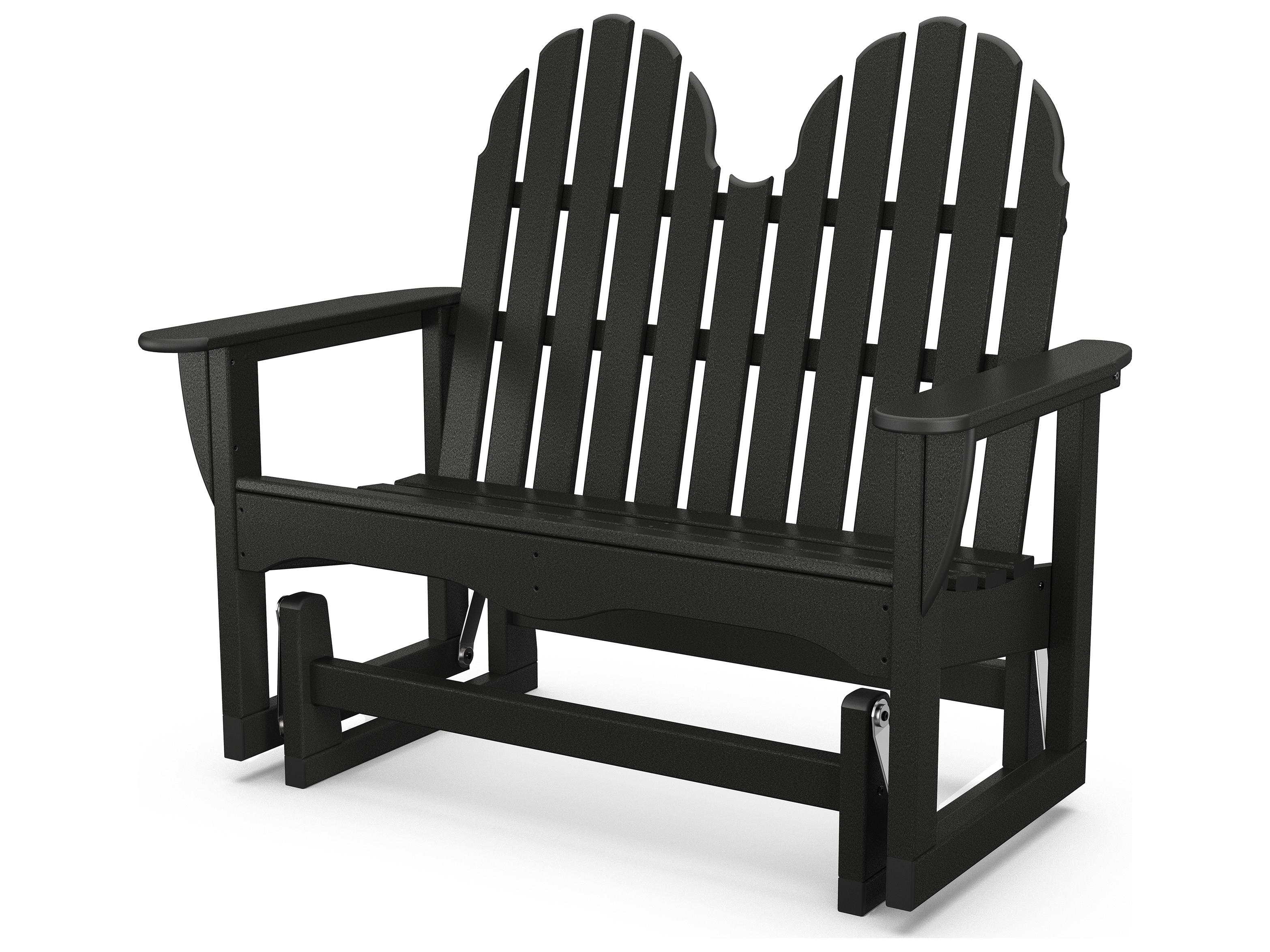 POLYWOOD® Classic Adirondack Recycled Plastic 48 Glider