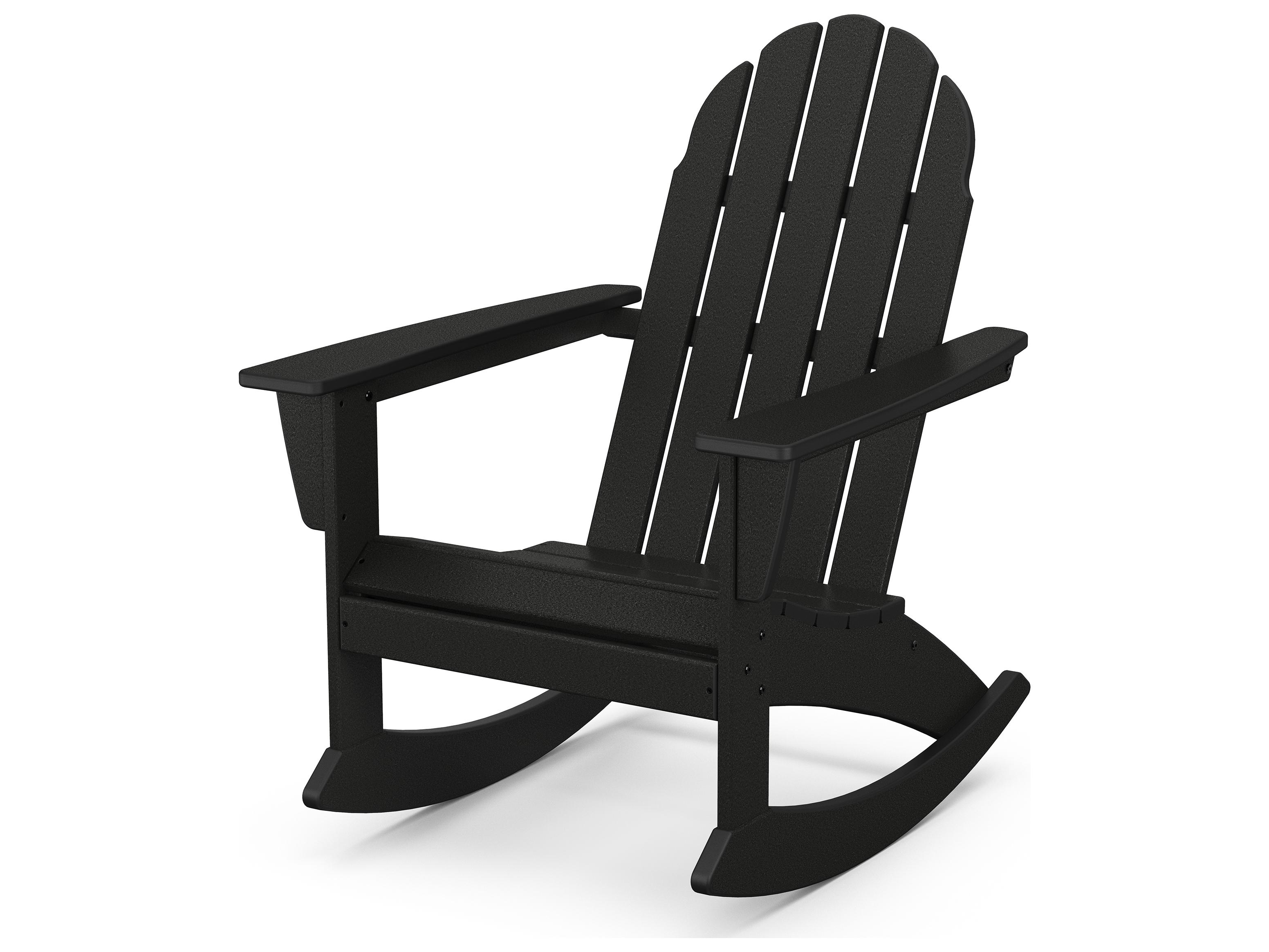 POLYWOOD® Vineyard Adirondack Recycled Plastic Patio Rocking Chair