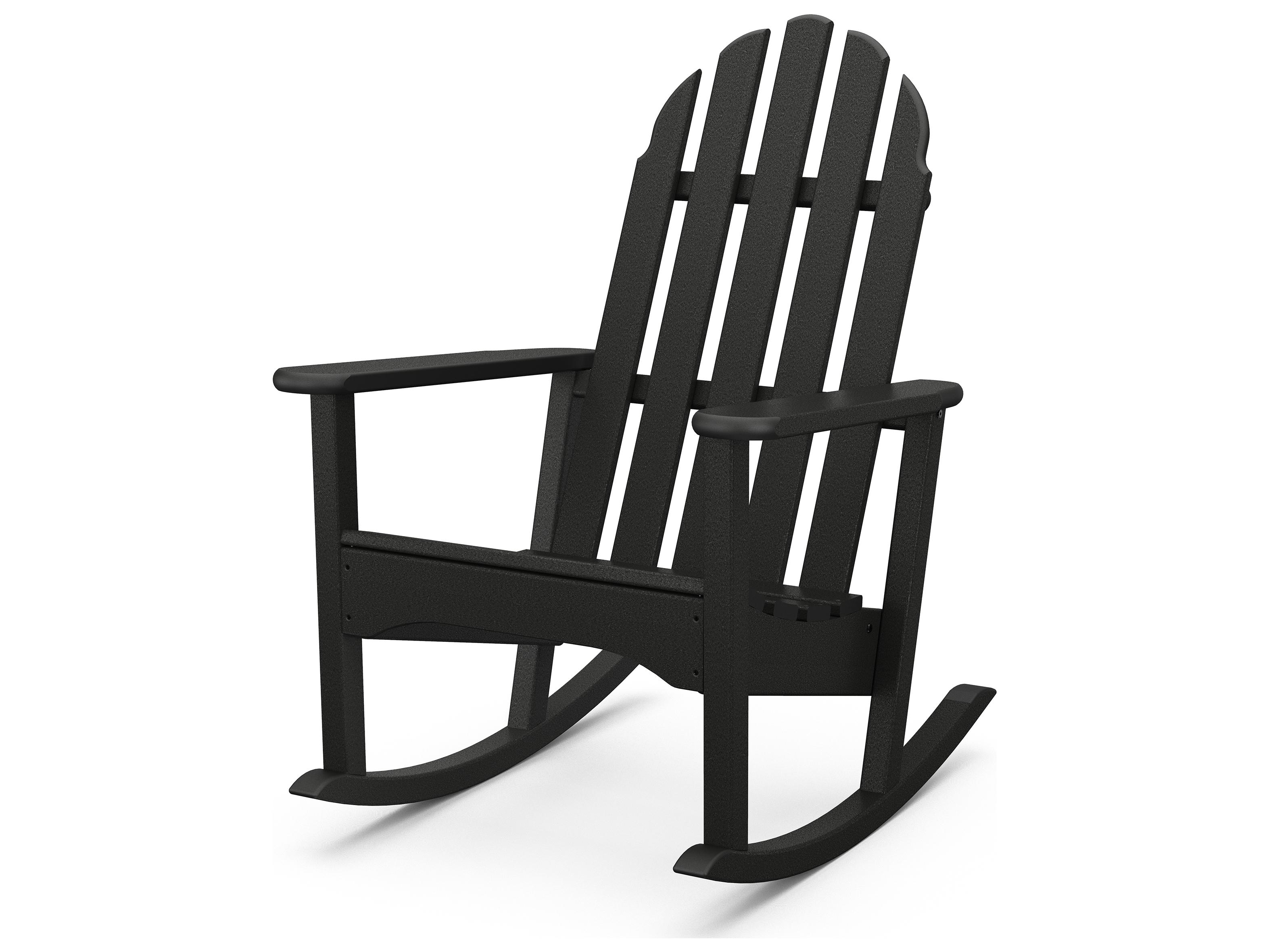 POLYWOOD® Classic Adirondack Recycled Plastic Outdoor Patio Rocking Chair