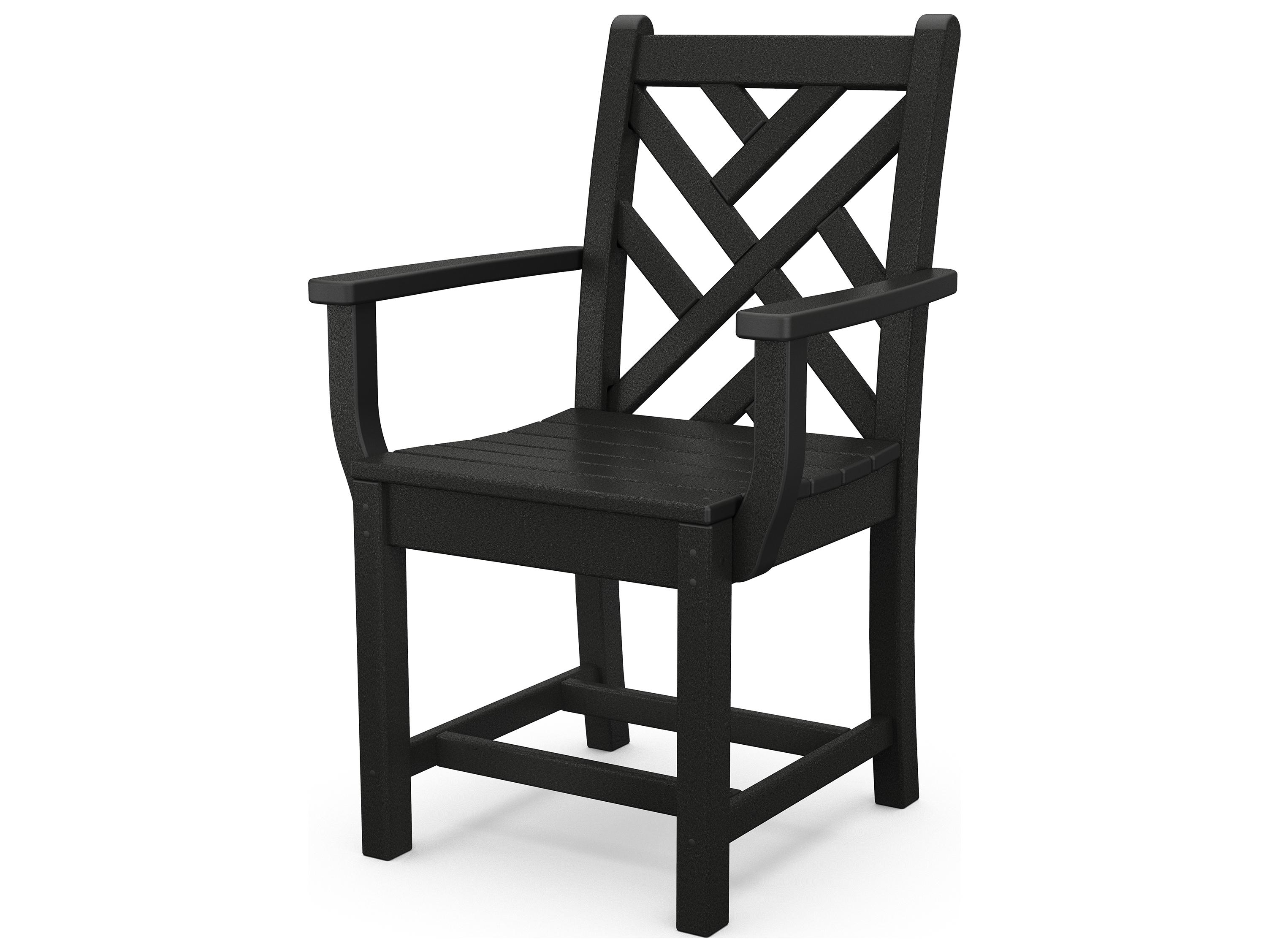 POLYWOOD® Chippendale Recycled Plastic Patio Dining Chair