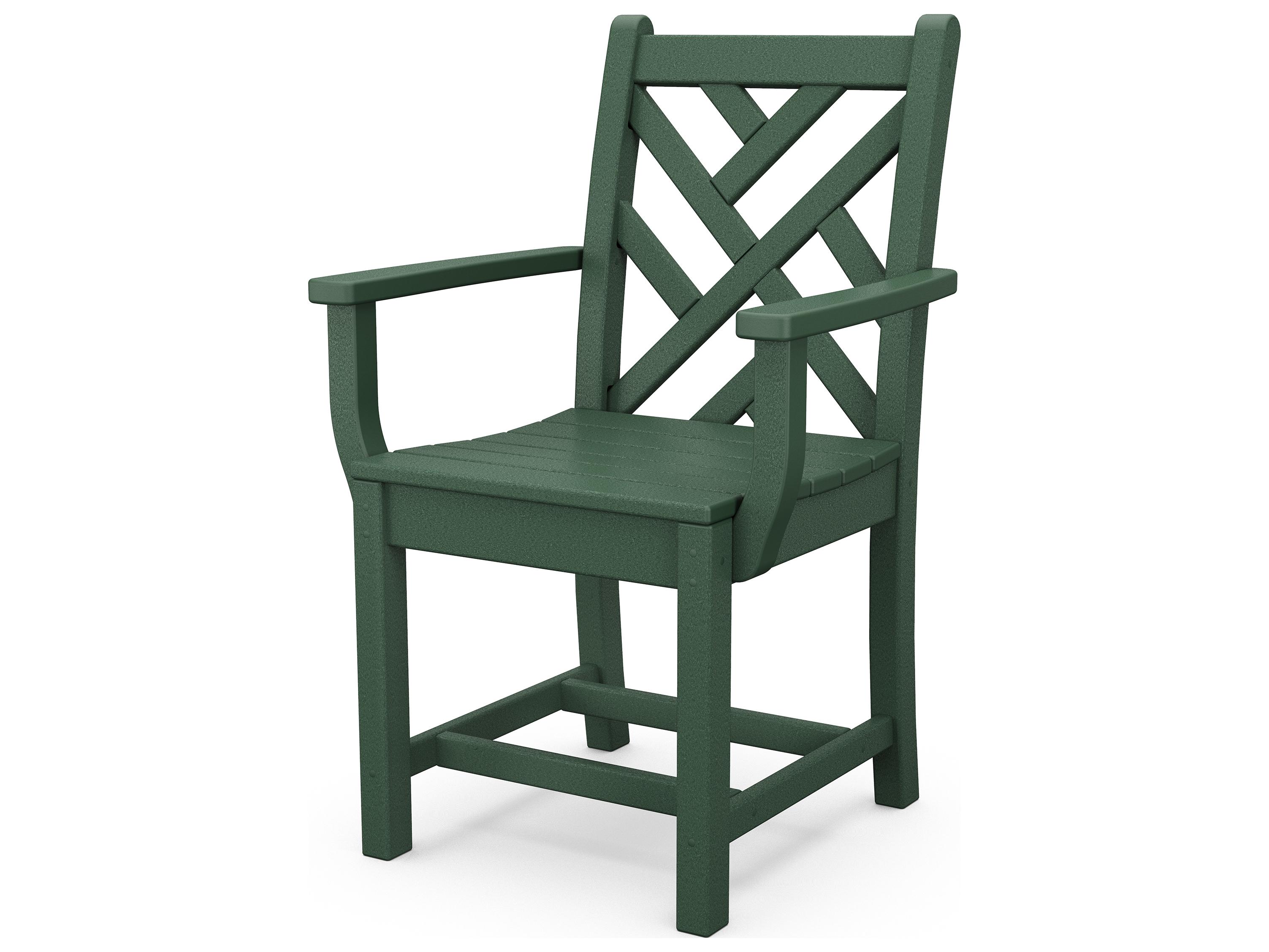 POLYWOOD® Chippendale Recycled Plastic Patio Dining Chair
